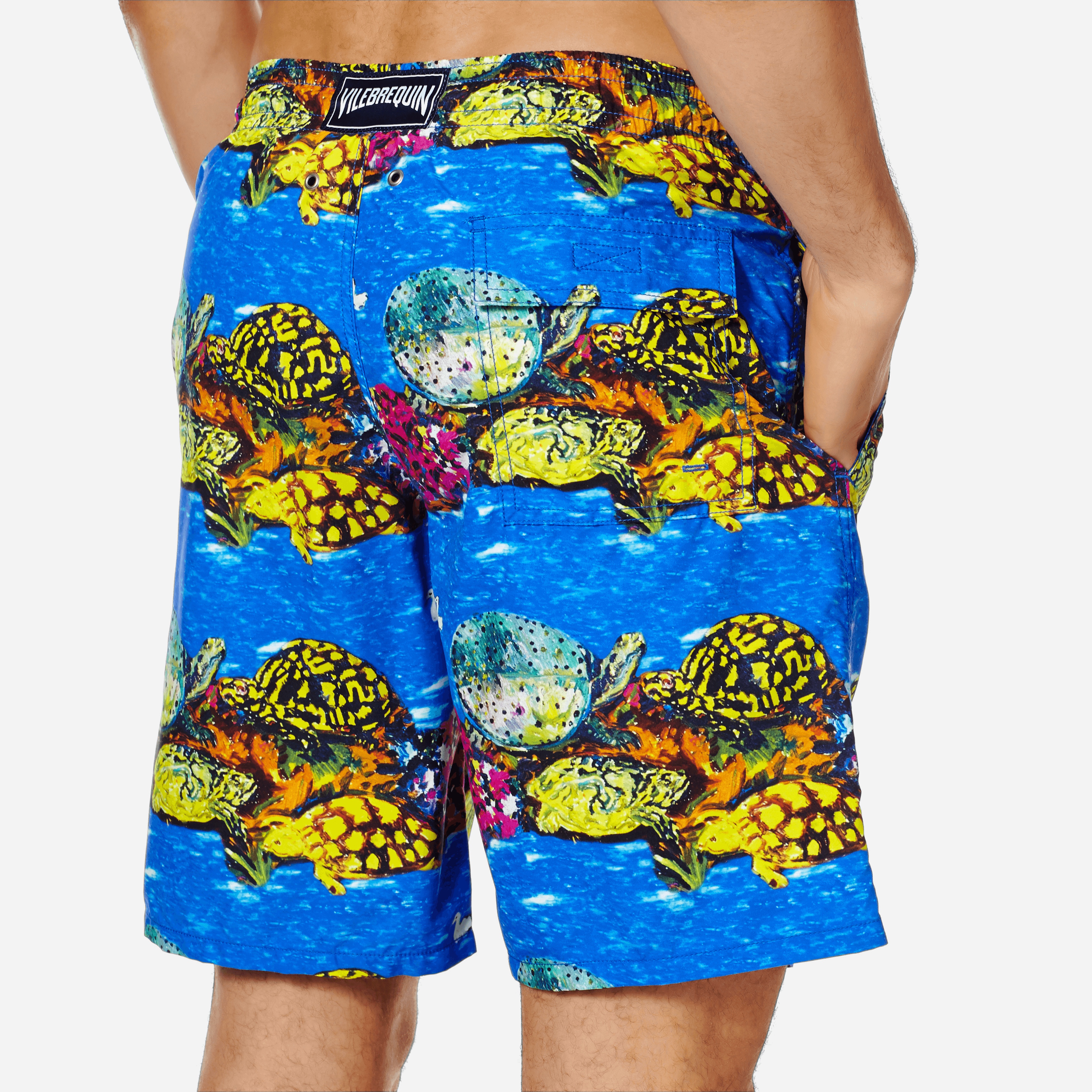 Men Swim Trunks Long Vilebrequin x Hunt Slonem - 5