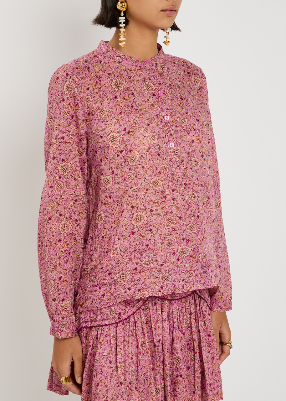 Isabel Marant étoile Maria Printed Cotton top - 2