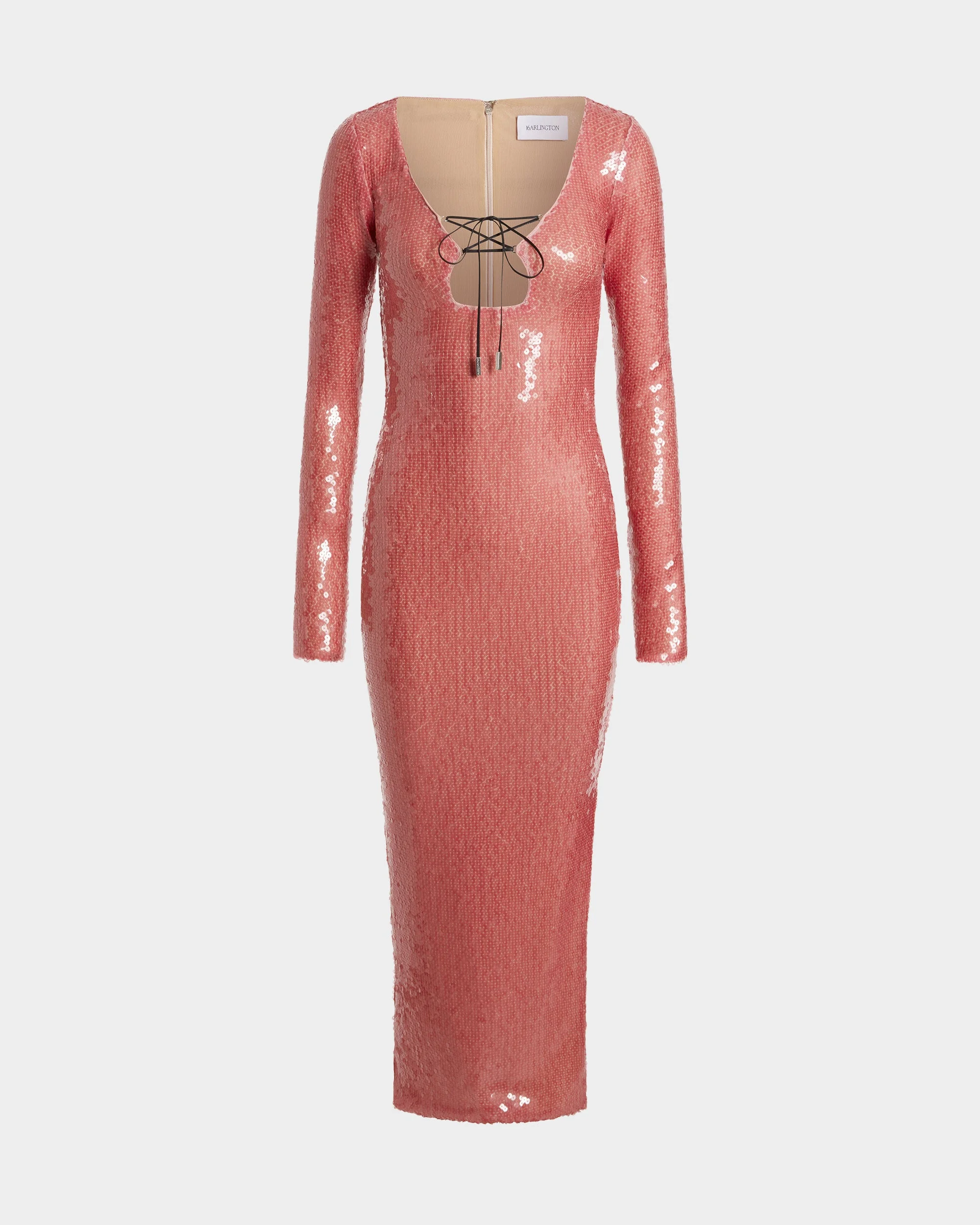 SOLARIA MIDI DRESS IN SEQUIN - 1