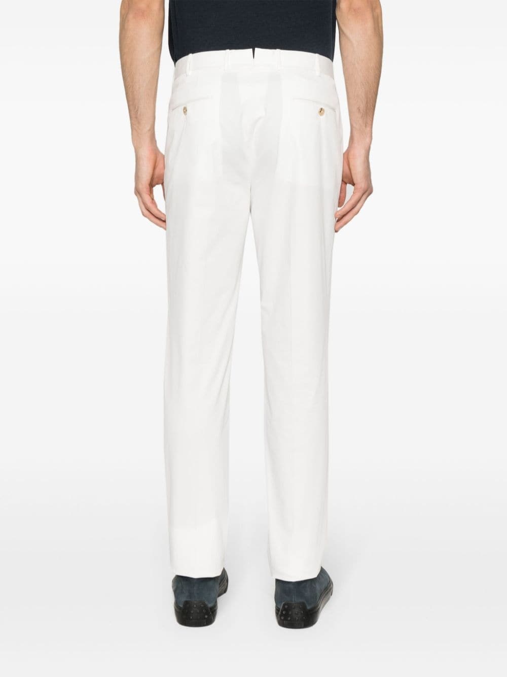 twill stretch-cotton trousers - 4
