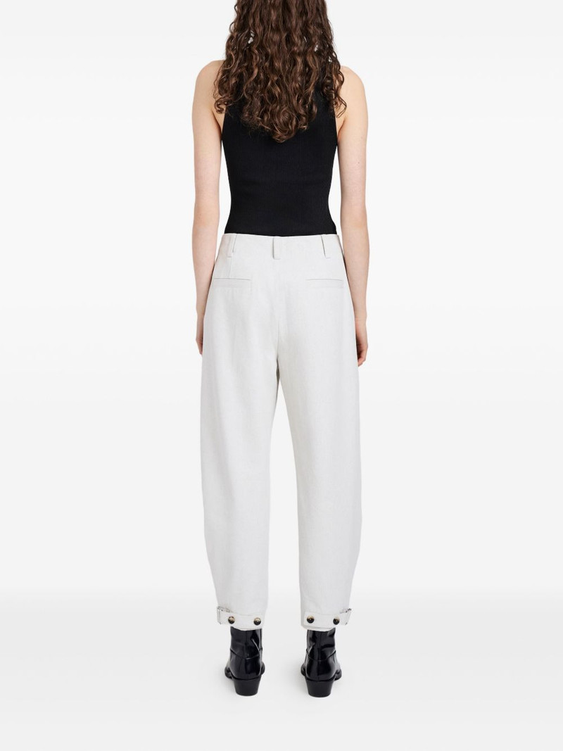 Kay button-fastening balloon trousers 4