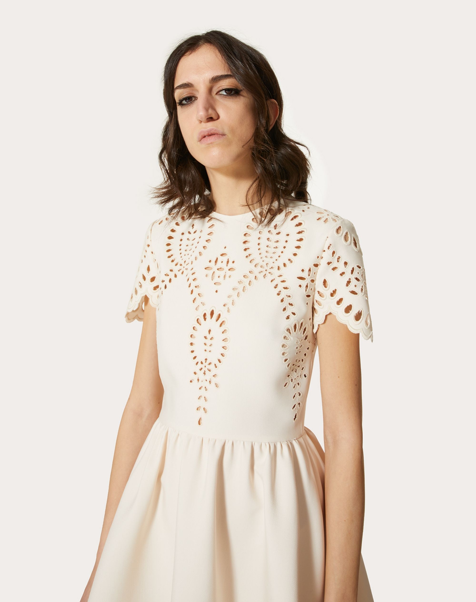 VALENTINO SAN GALLO EDITION SHORT DRESS IN CREPE COUTURE - 5