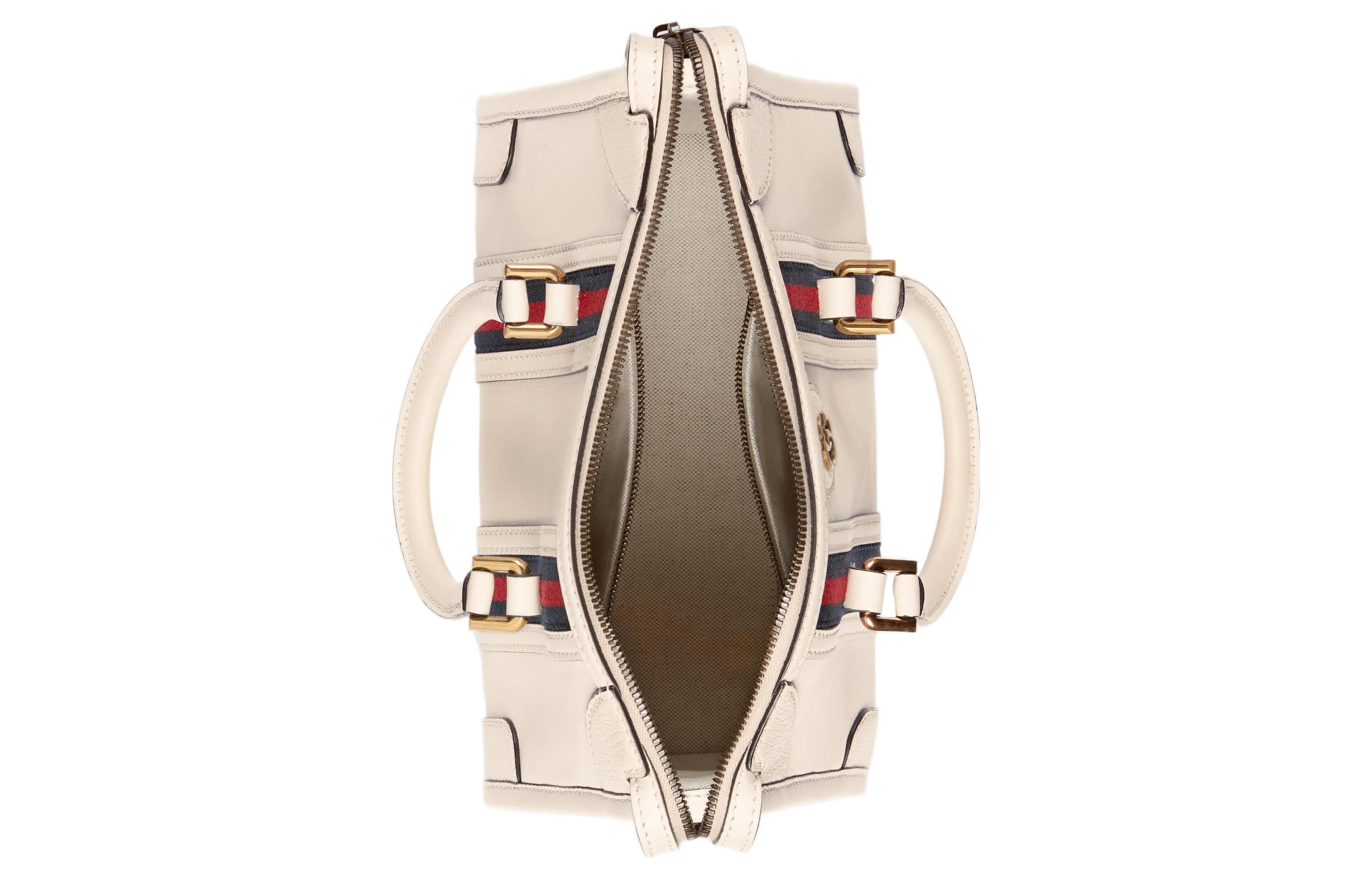 (WMNS) Gucci Bauletto Small Top Handle Bag 'White' 715772-AAA0O-9041 - 5