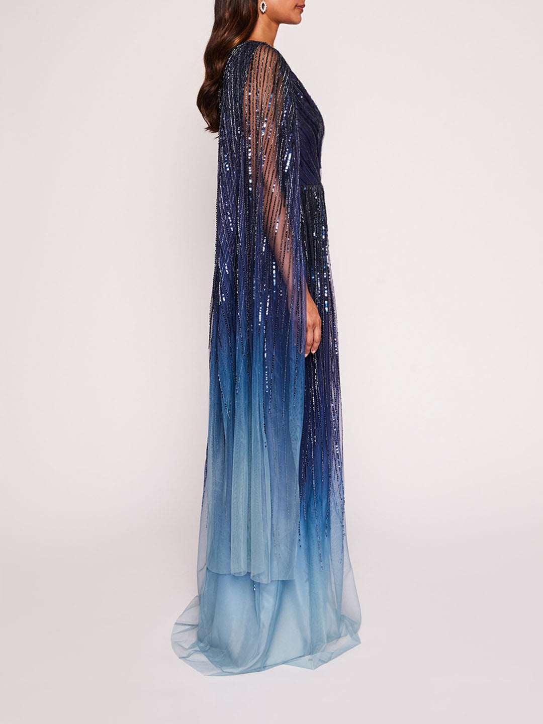 OMBRE BEADED GOWN - 3