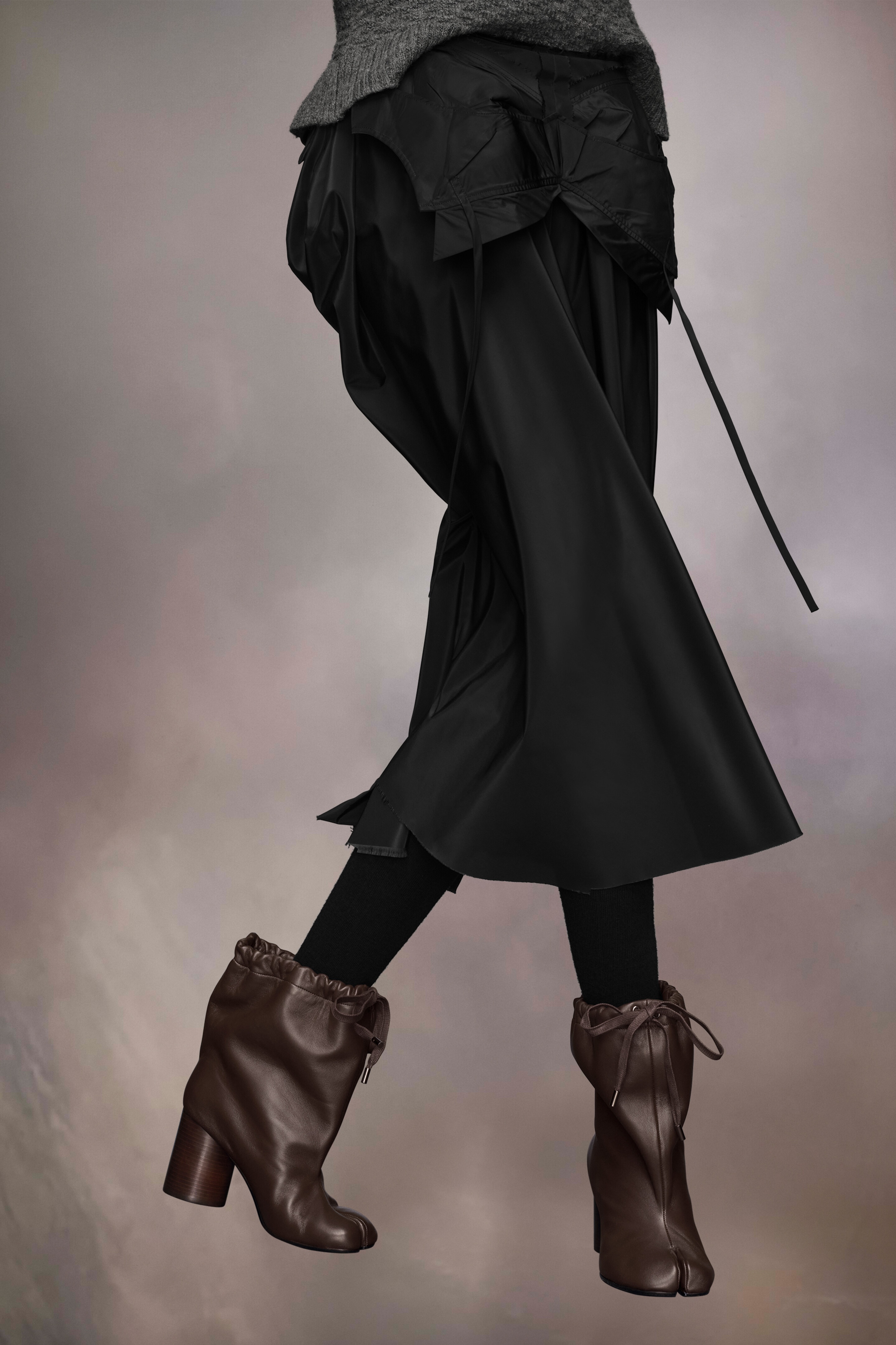 Tabi Drawstring Ankle Boots - 6