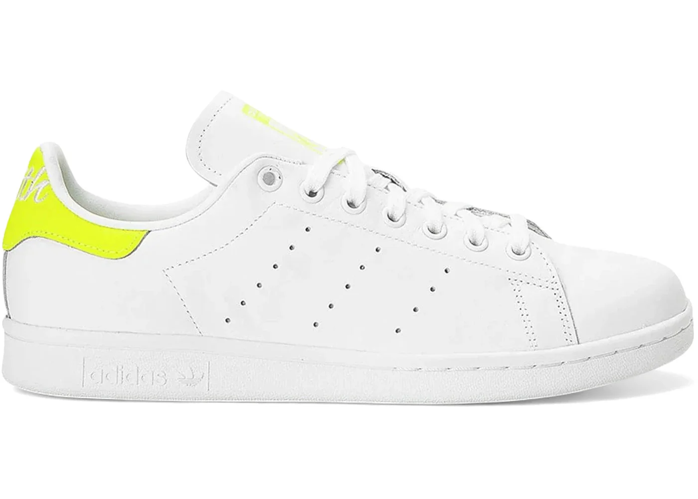 adidas Stan Smith White Neon Yellow - 1