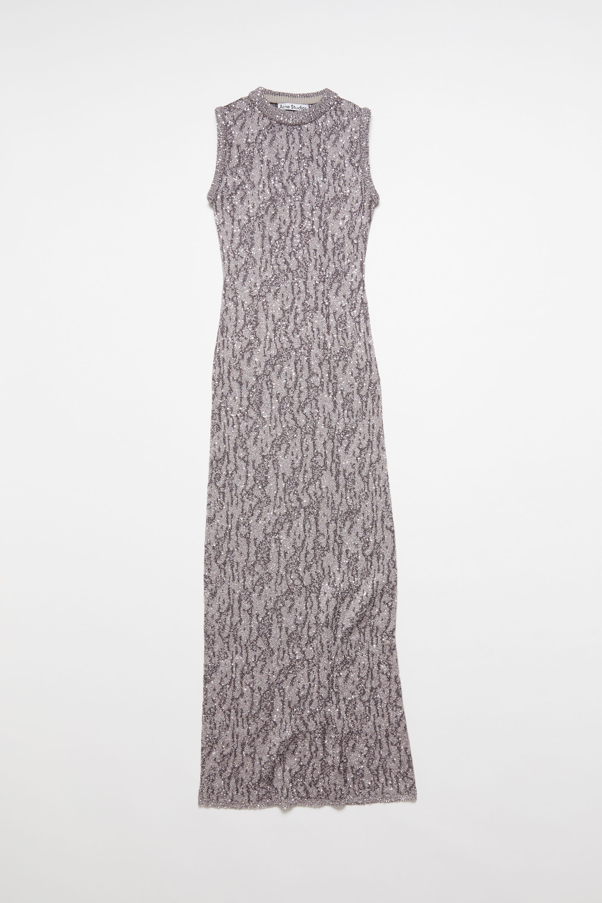 Jacquard knit dress - Dark grey - 7