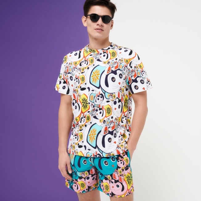 Men Swim Trunks Maneki-neko - 8
