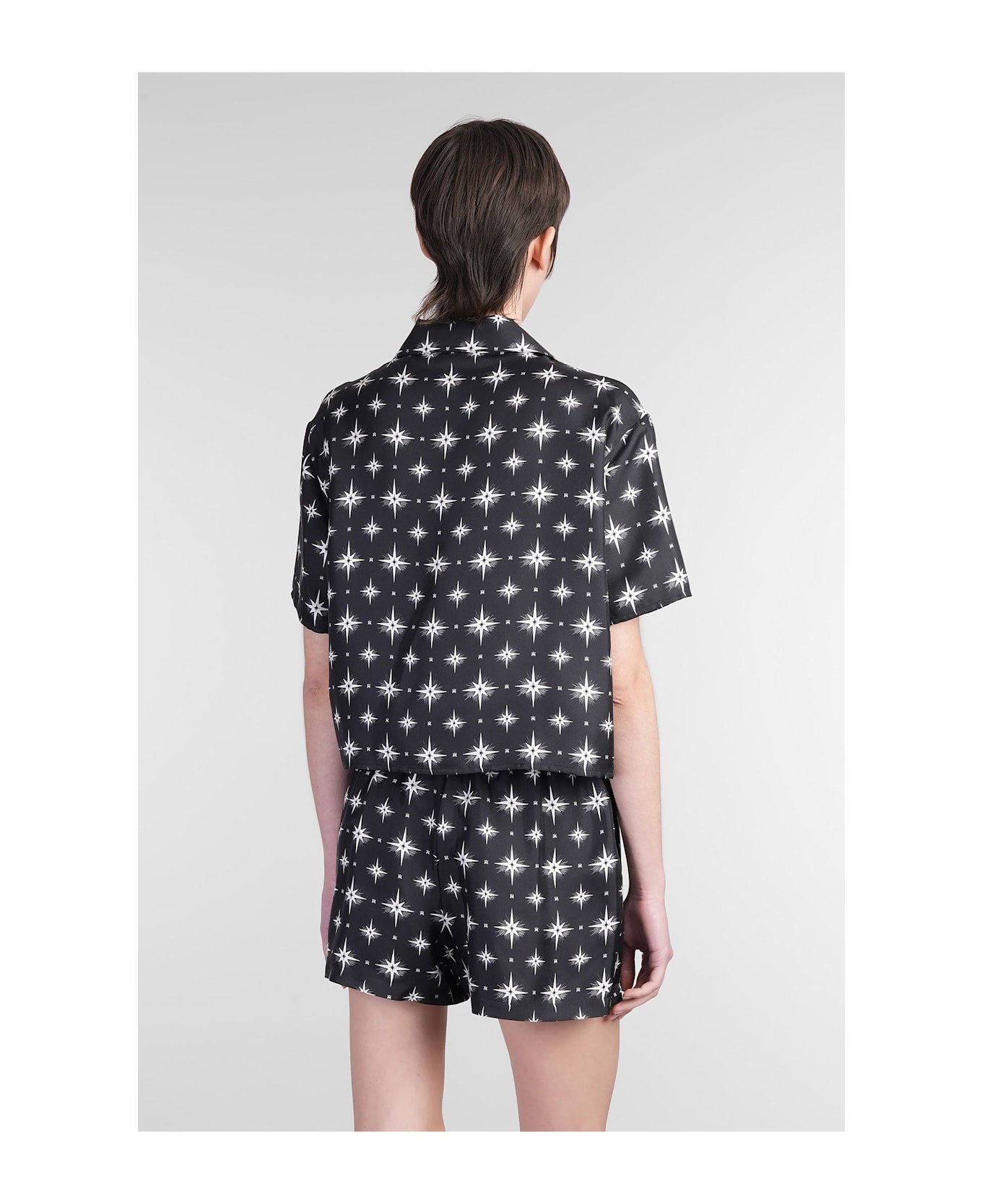 Shirt In Black Silk - 3