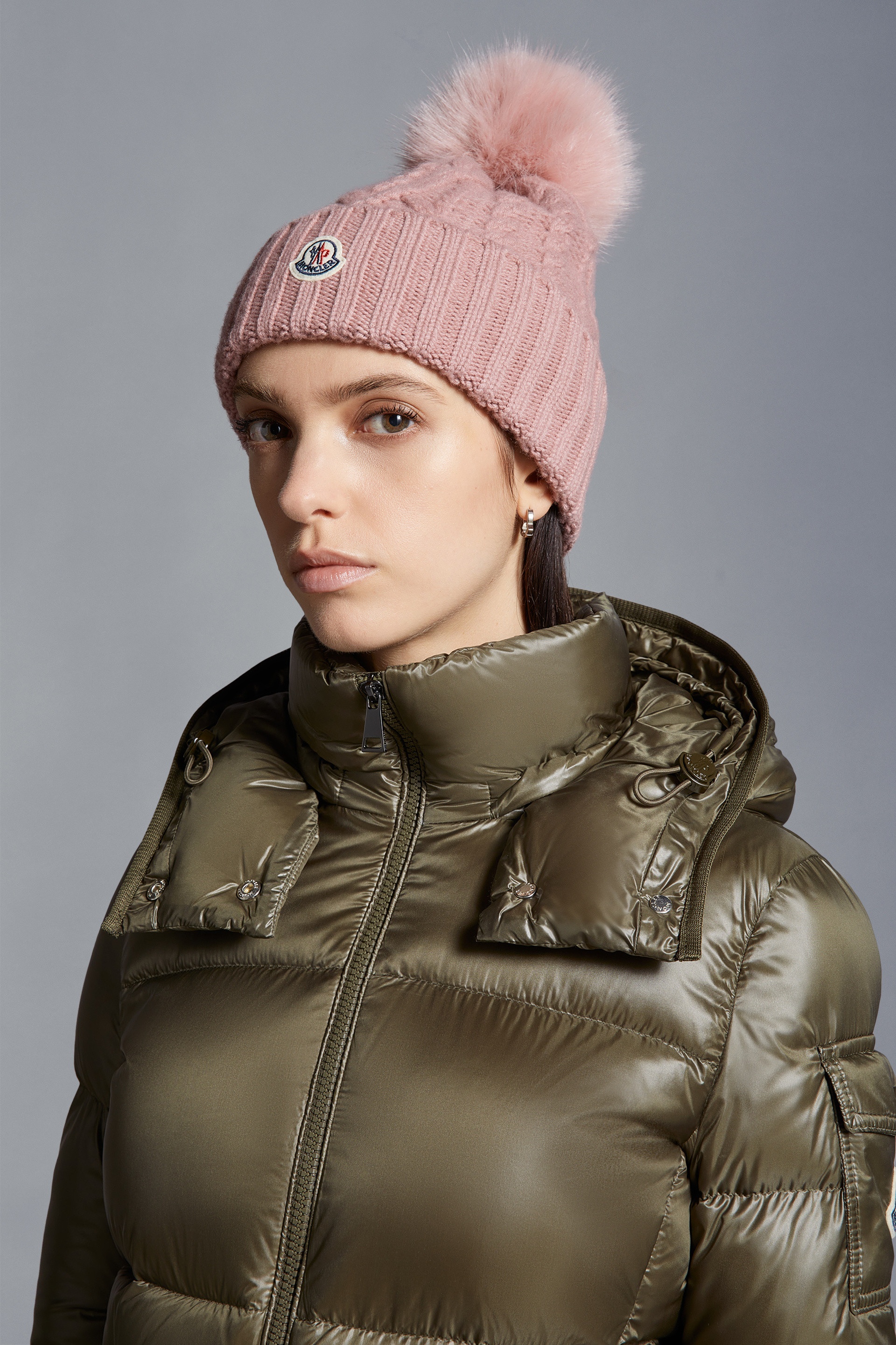 Cashmere Blend Beanie With Pom Pom - 2
