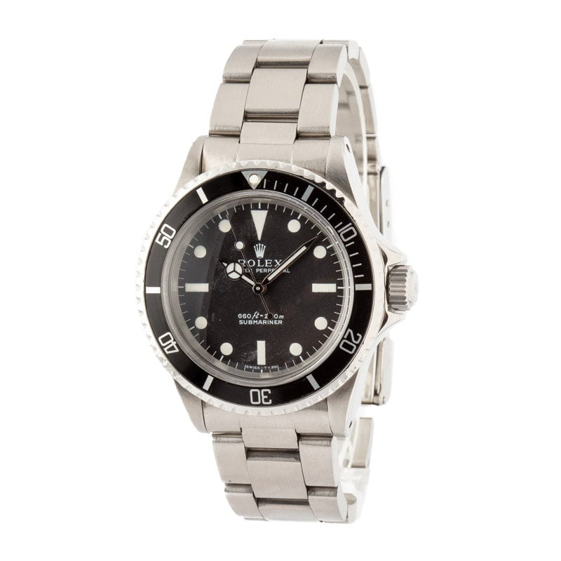 Vintage Rolex Submariner 5513 Feet First Black Dial - 2
