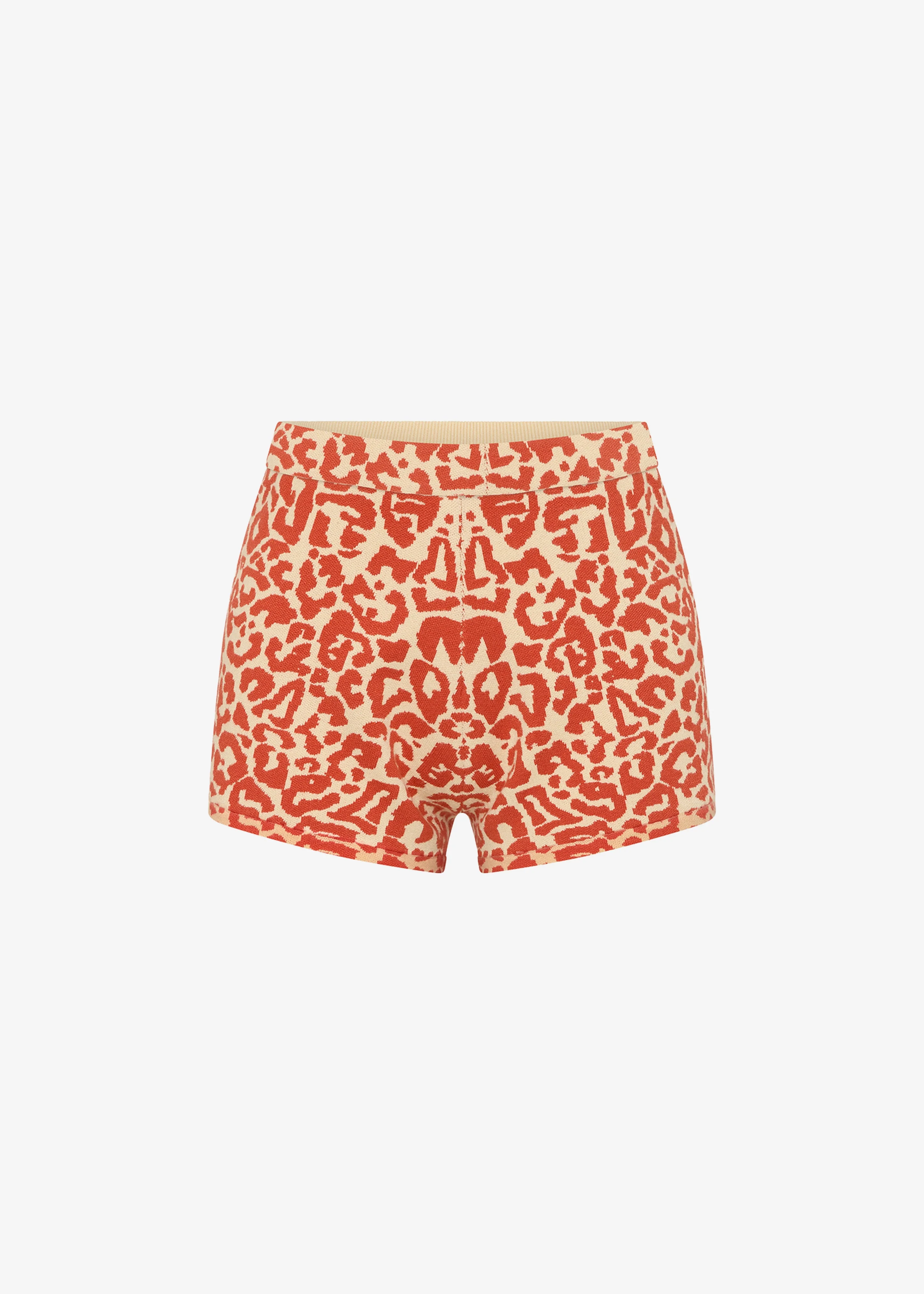 Posse Lexi Shorts - Red Leopard - 1