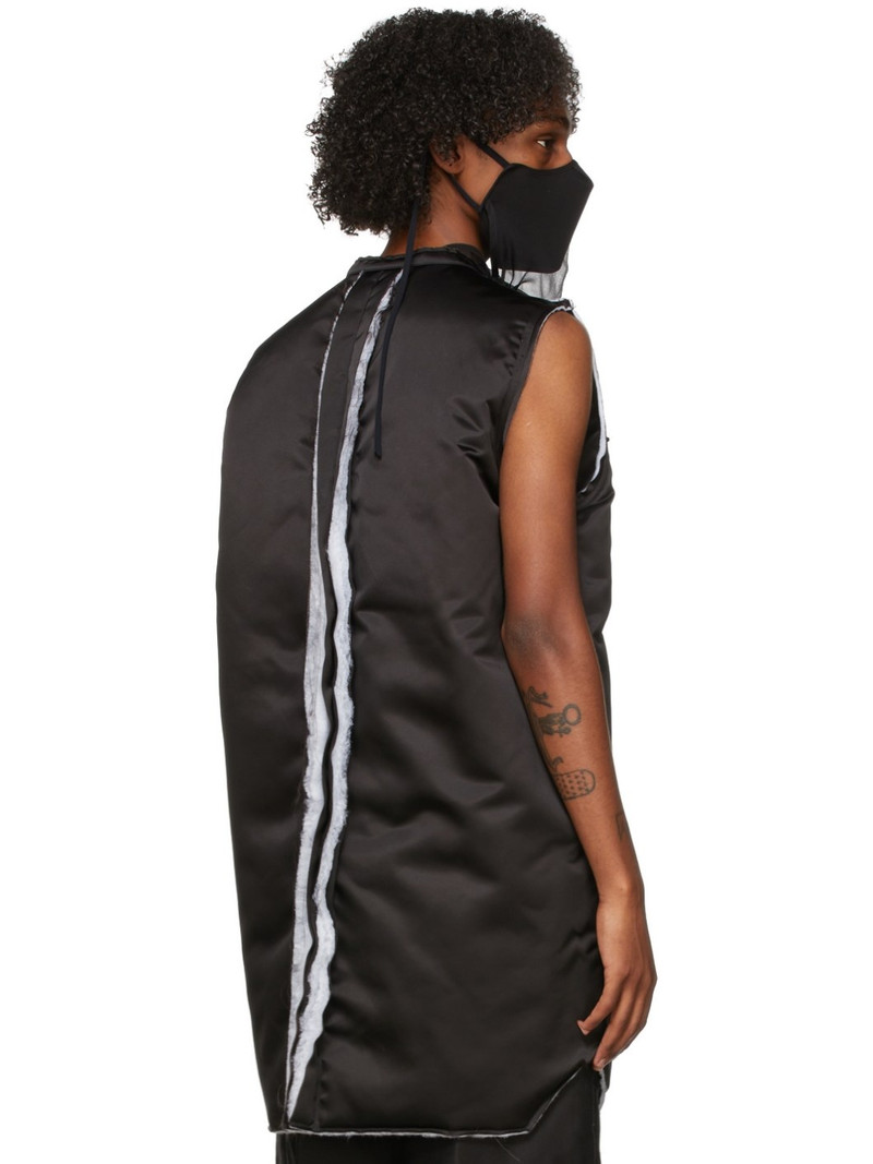 Black Outershirt Liner Vest 3