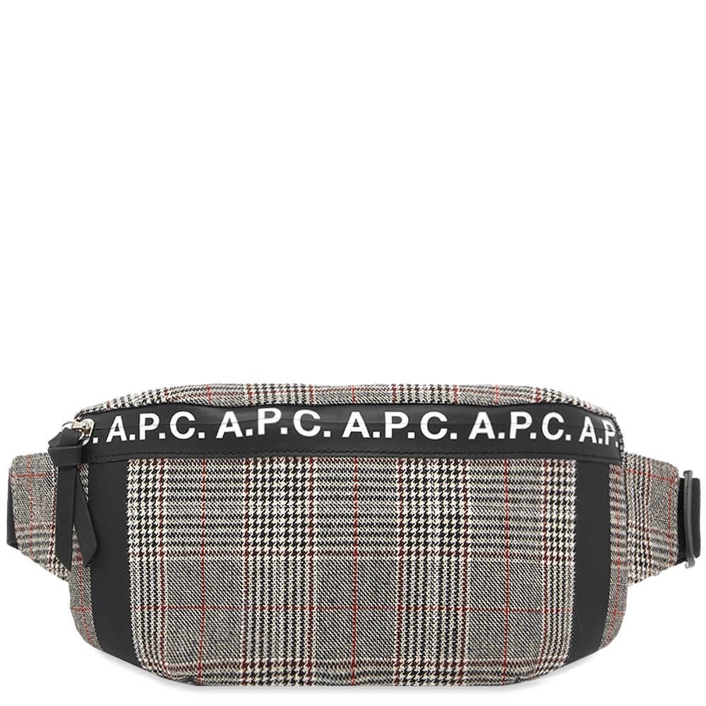 A.P.C. Saville Check Bumbag - 1