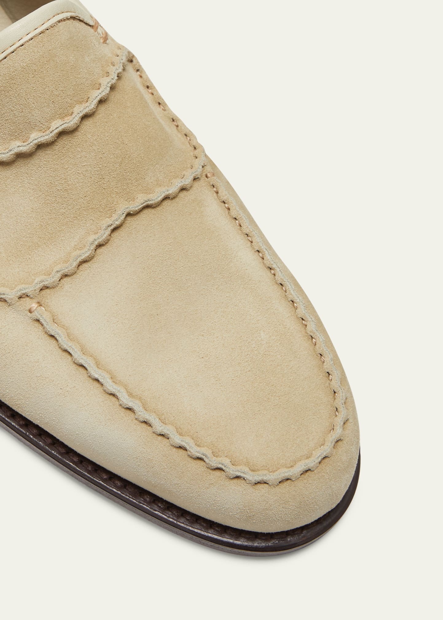 Men's Bath Suede Penny Loafers - 3