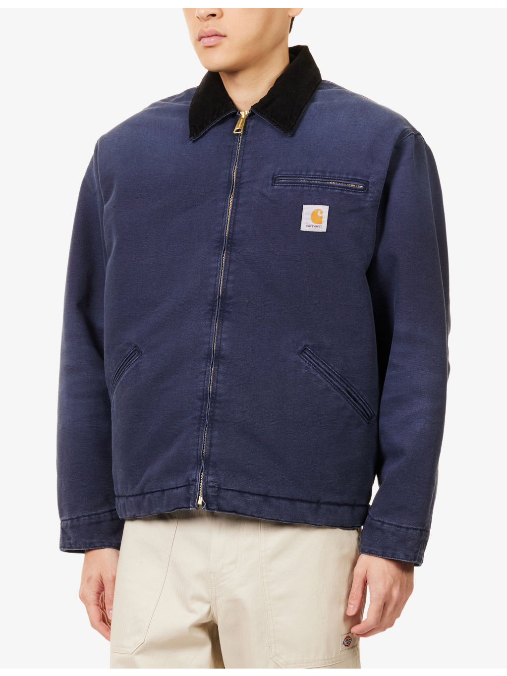 Og Detroit Logo-Patch Cotton Jacket - 3