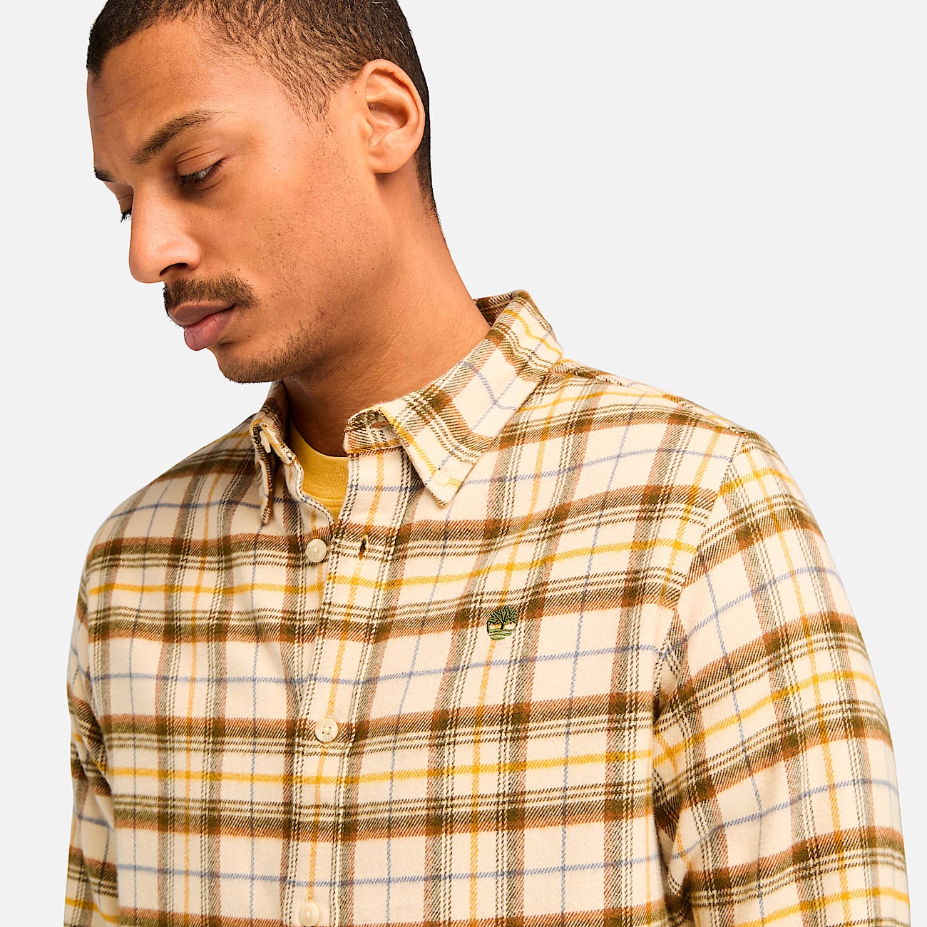 Men's Midweight Flannel Check Shirt - 4