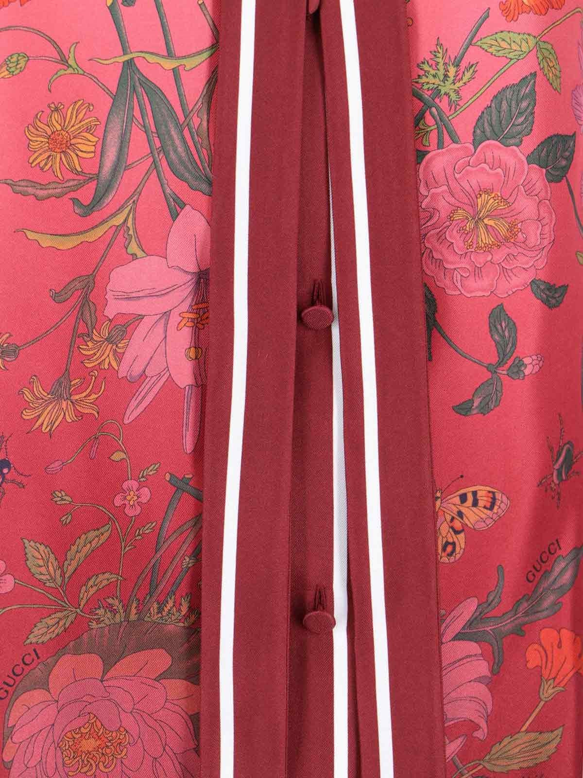 SILK SHIRT WITH BOW - 4