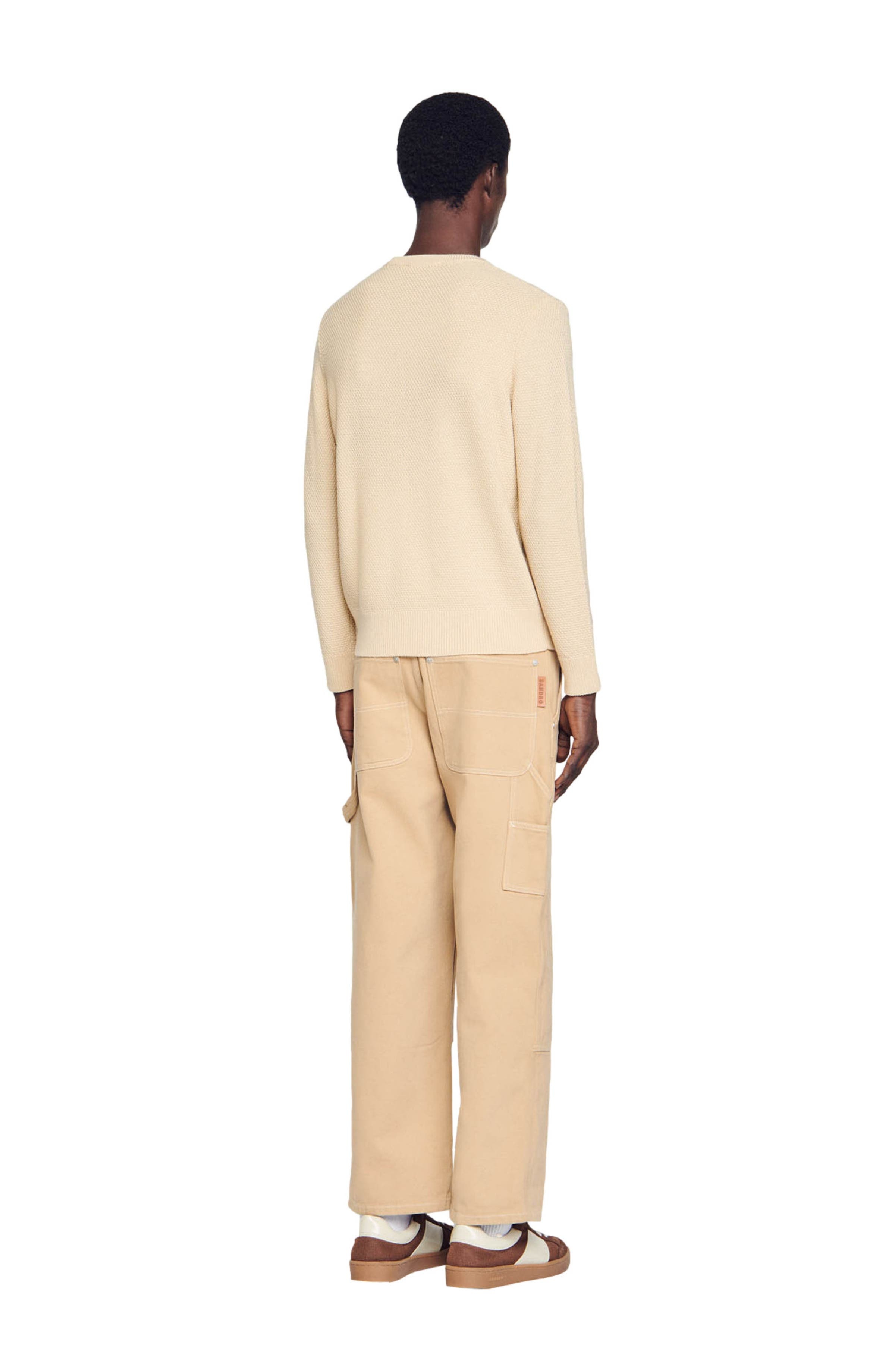 SANDRO Wool sweater in Off White /Mastic at Nordstrom - 2