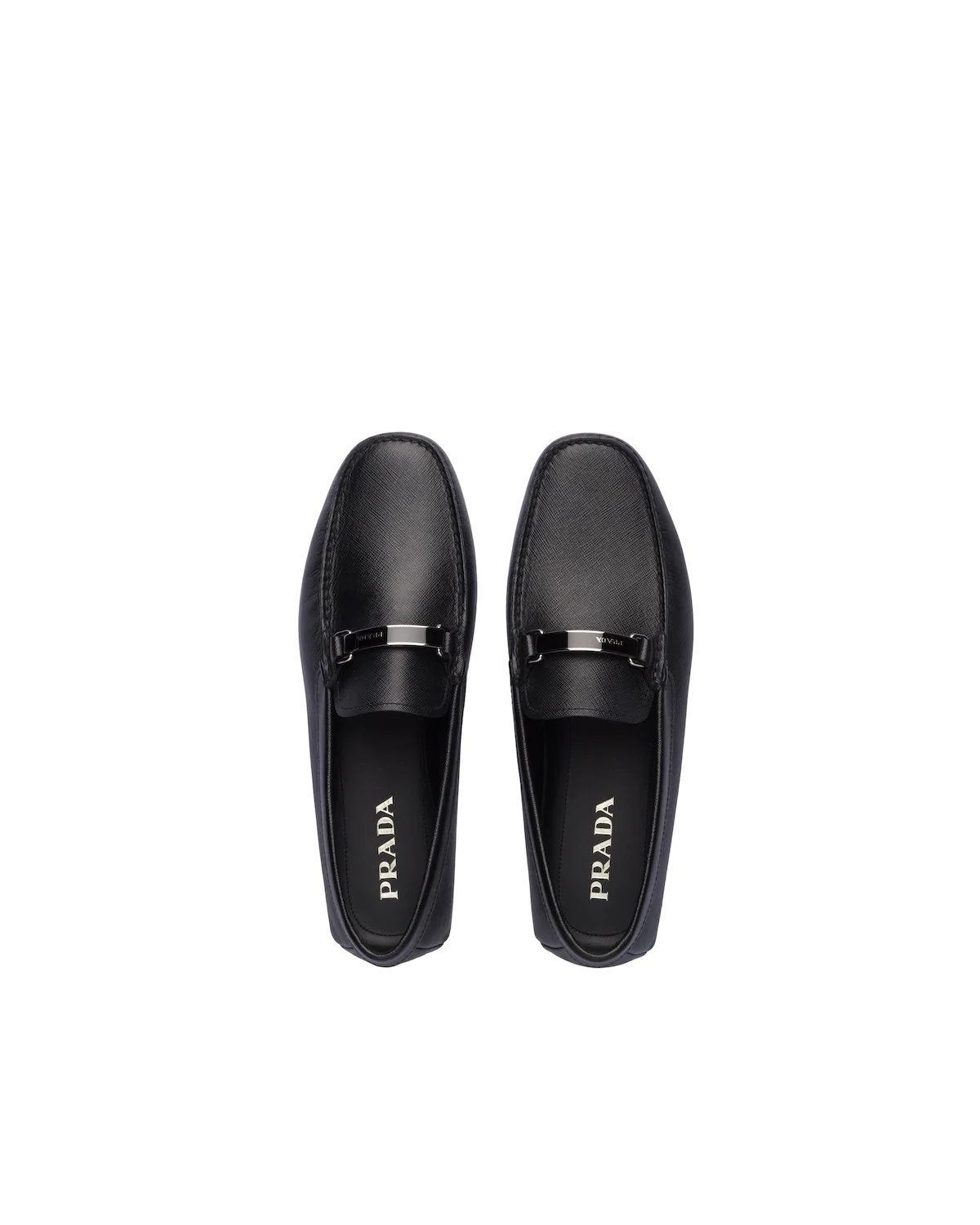 Saffiano leather loafers - 4