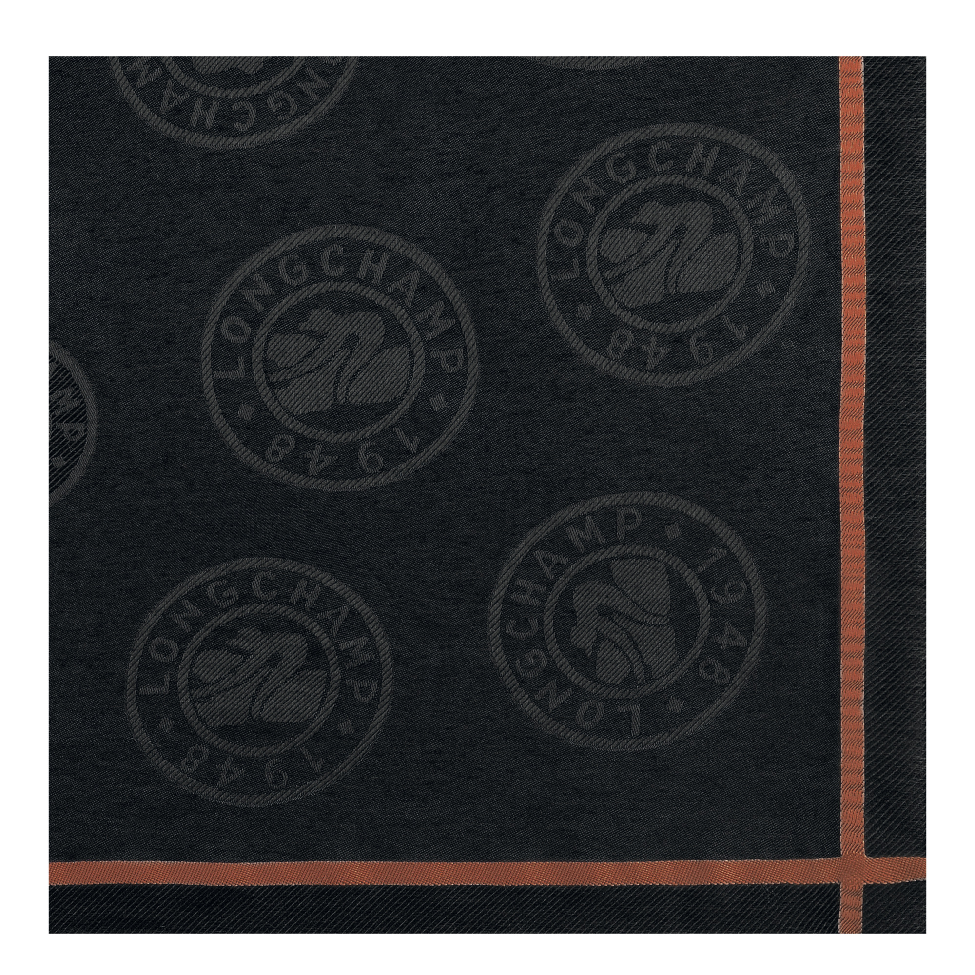 La Médaille Longchamp Shawl Black - Cotton blend - 2