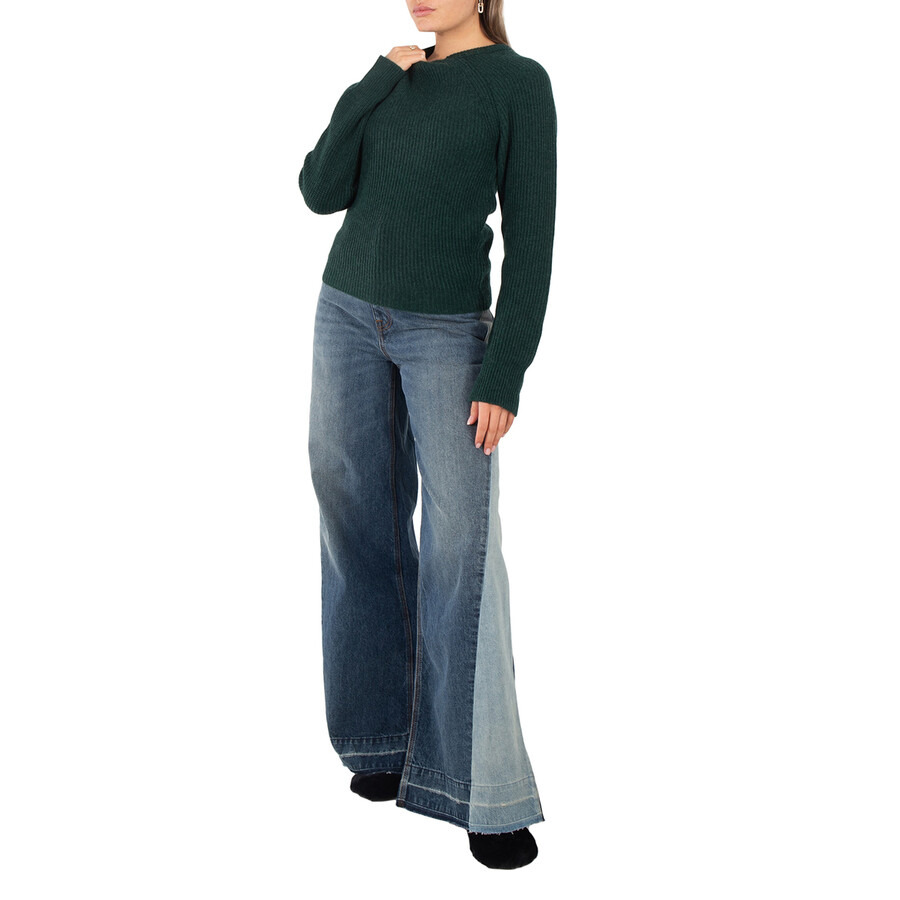 Stella McCartney Wide-Leg Two-Tone Panelled Jeans - 2