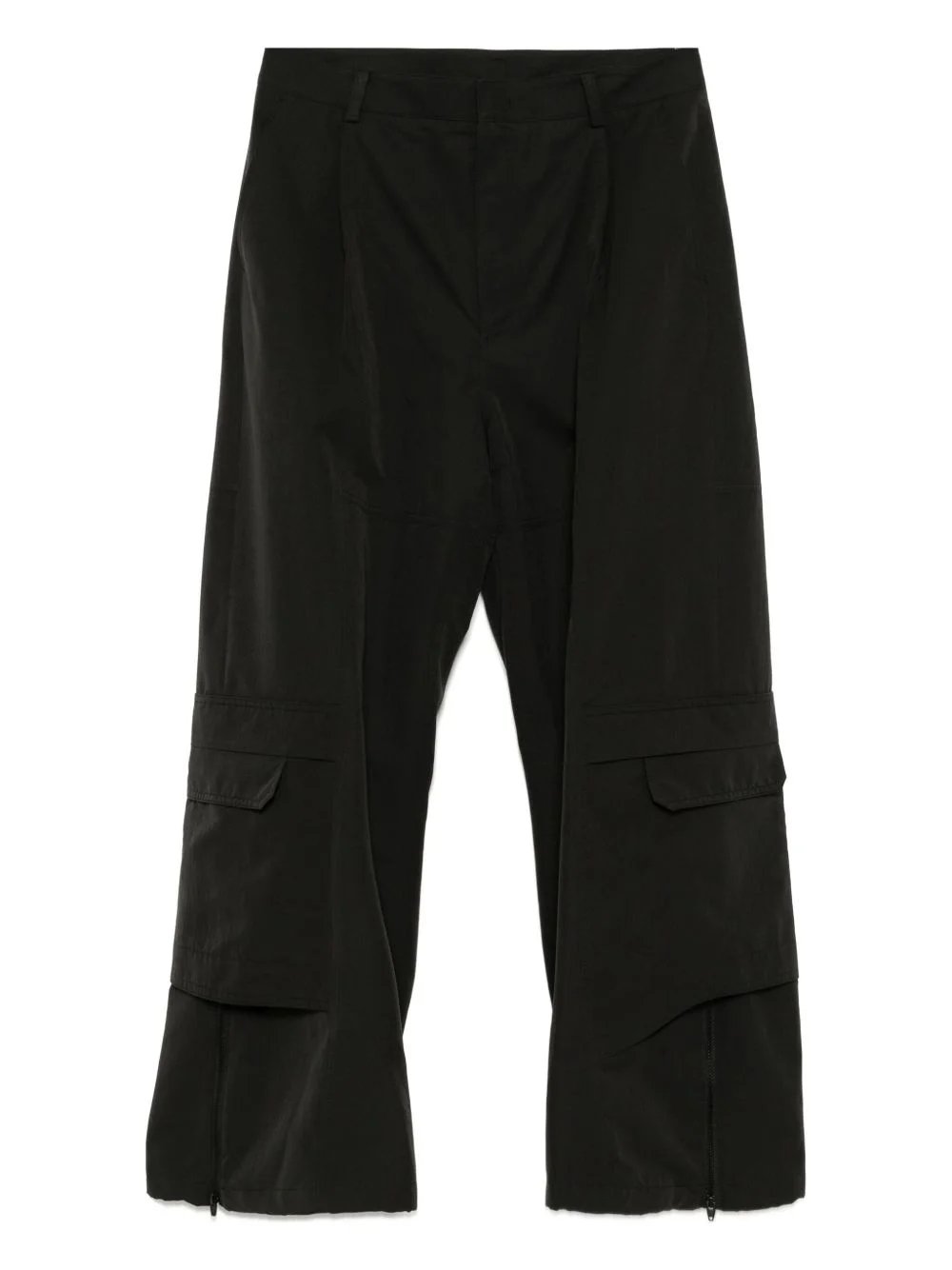 wide-leg cargo pants - 1
