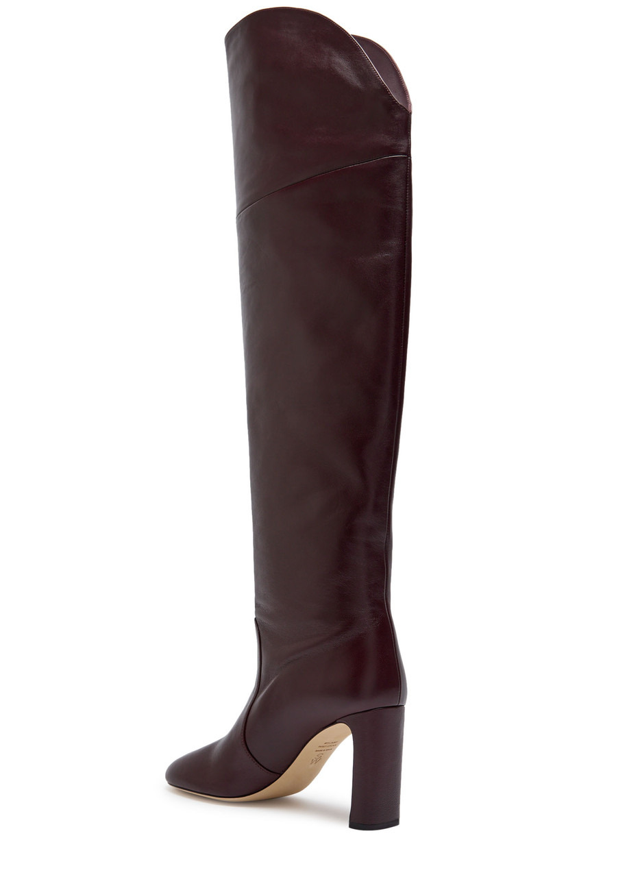 Stuart Weitzman Babette Tubo 85 Leather Over-the-knee Boots - 2