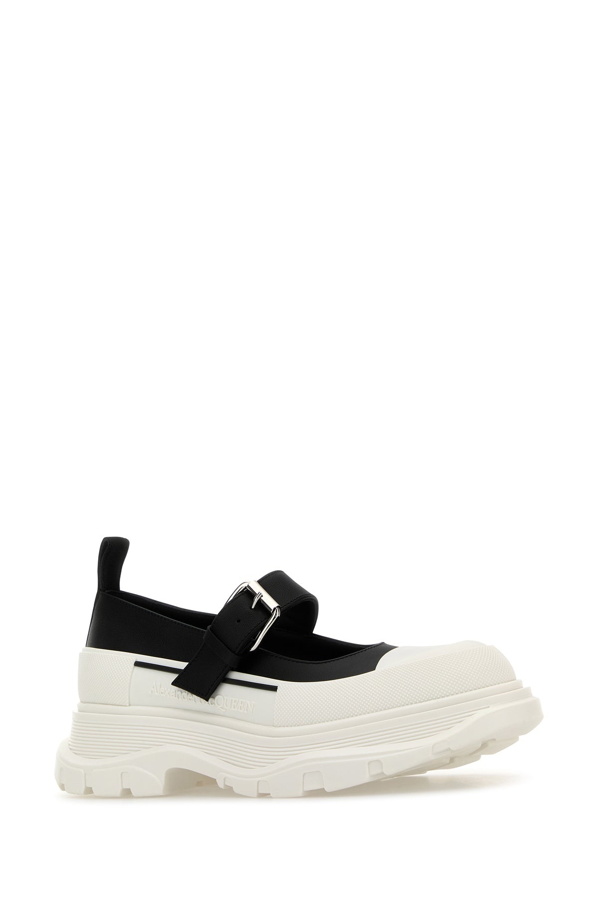Two-tone leather and rubber ballerinas - 2