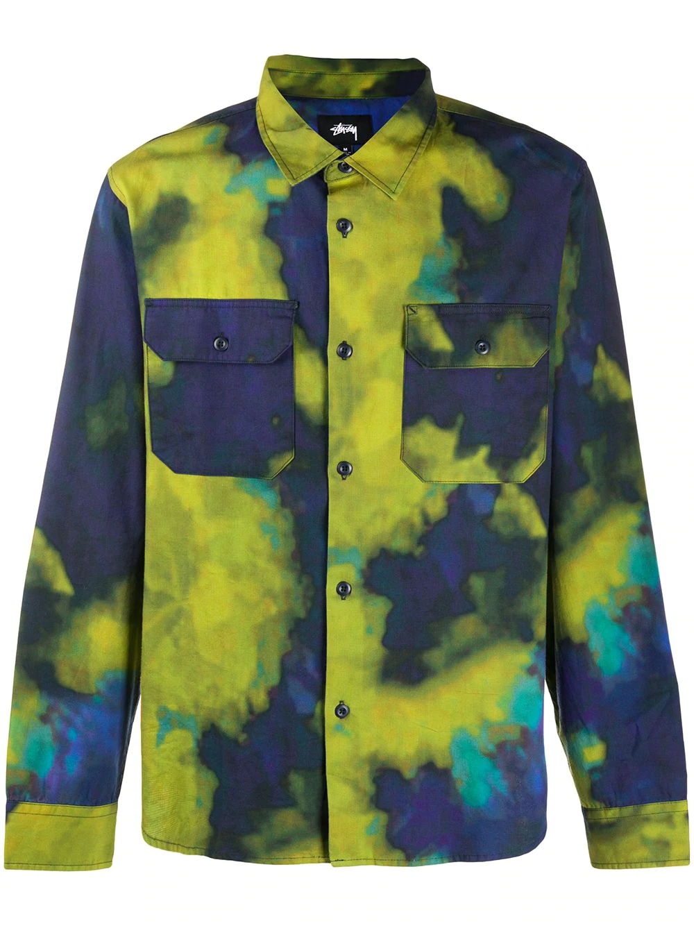 tie-dye cotton shirt - 1