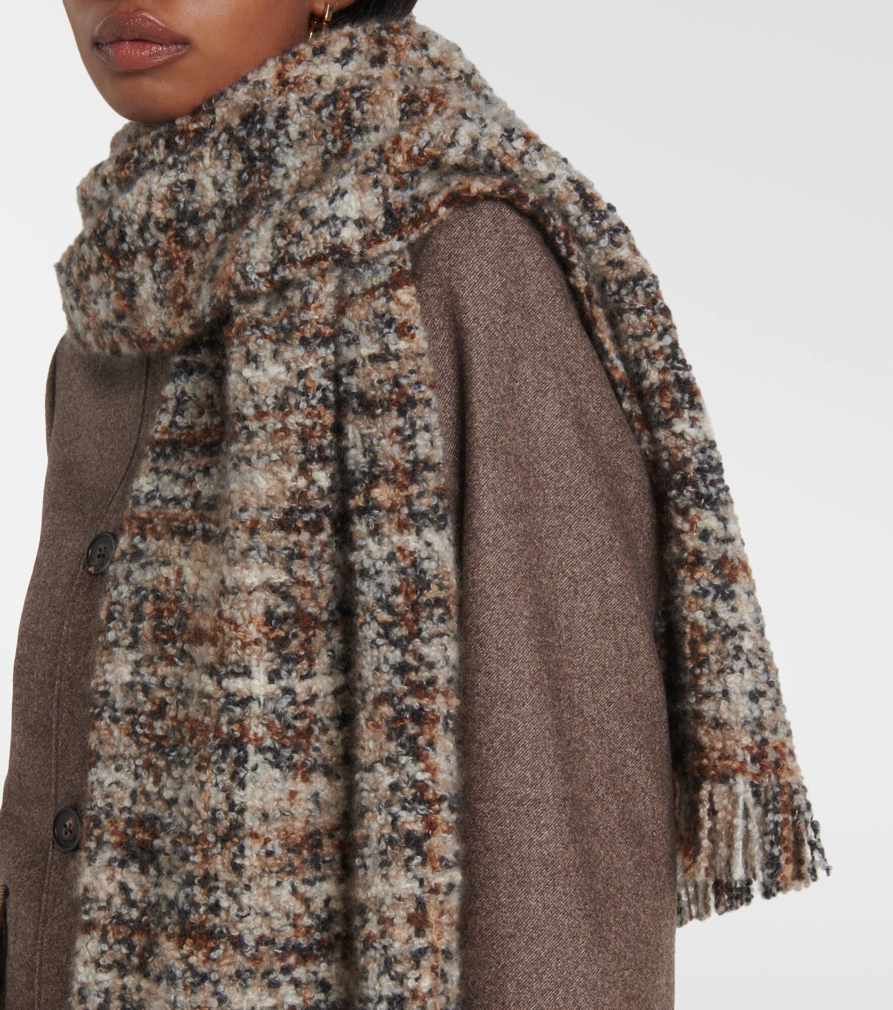 Cashmere and silk scarf - 3