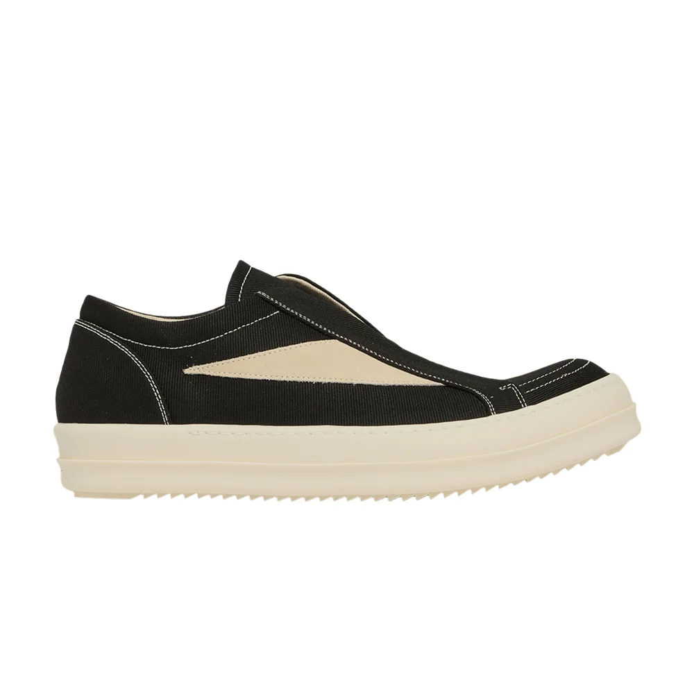 Rick Owens DRKSHDW Vintage Laceless Low 'Black Milk' - 1