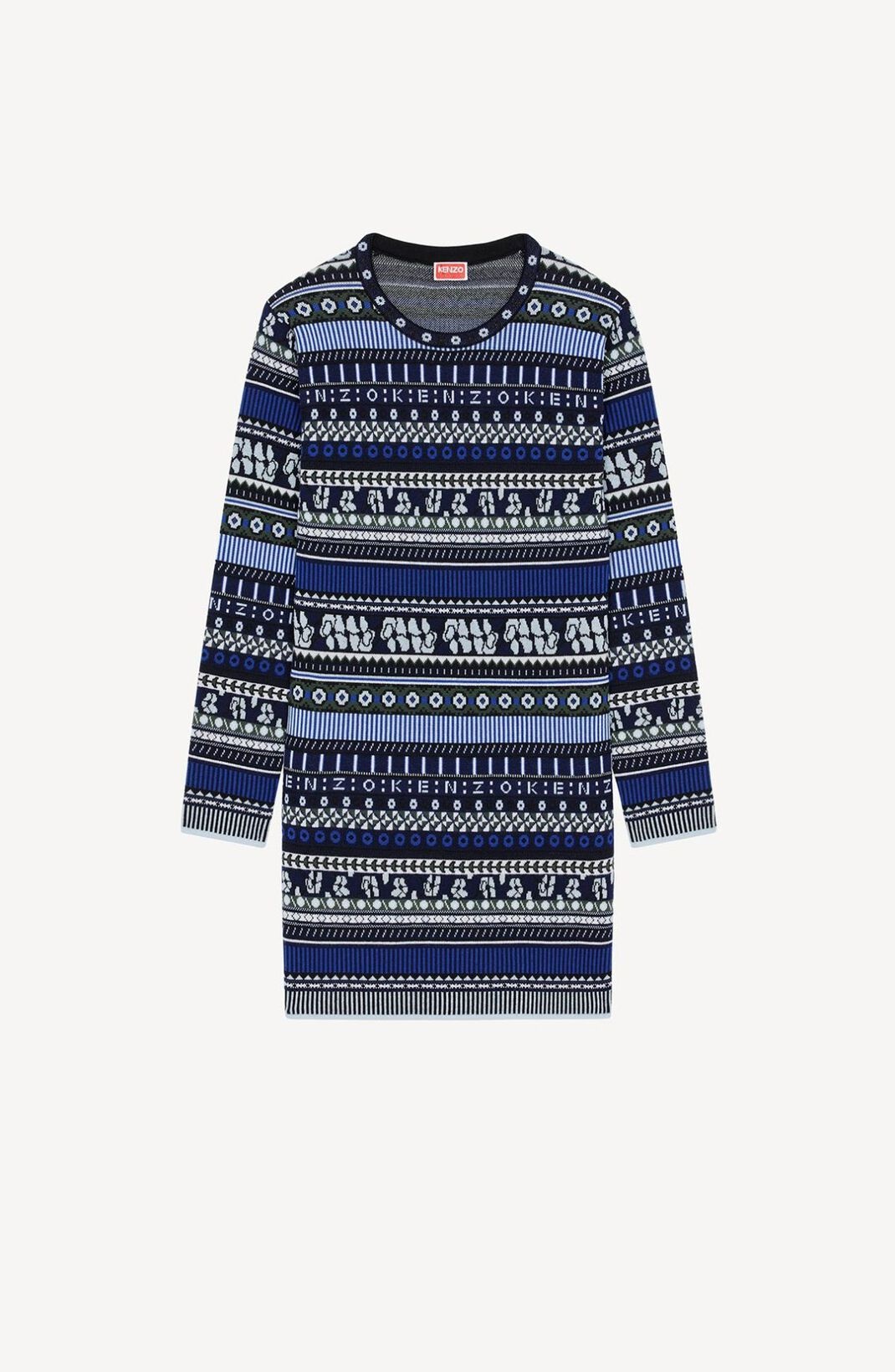 'Fair Isle' jacquard dress - 1