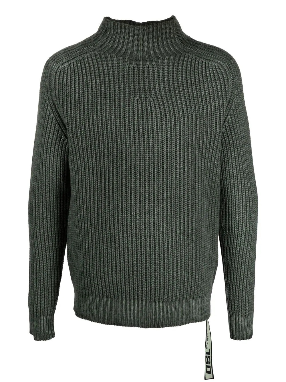 ribbed knit jumper - 1