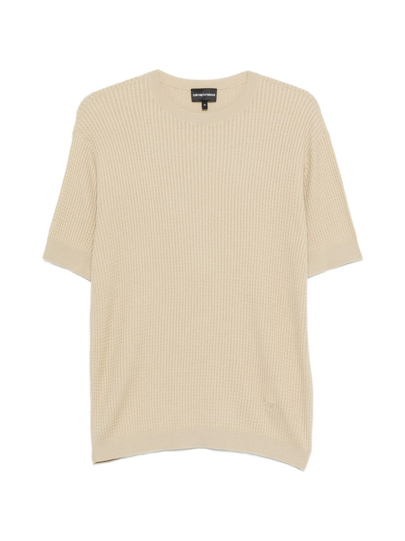 knitted short-sleeve sweater 1