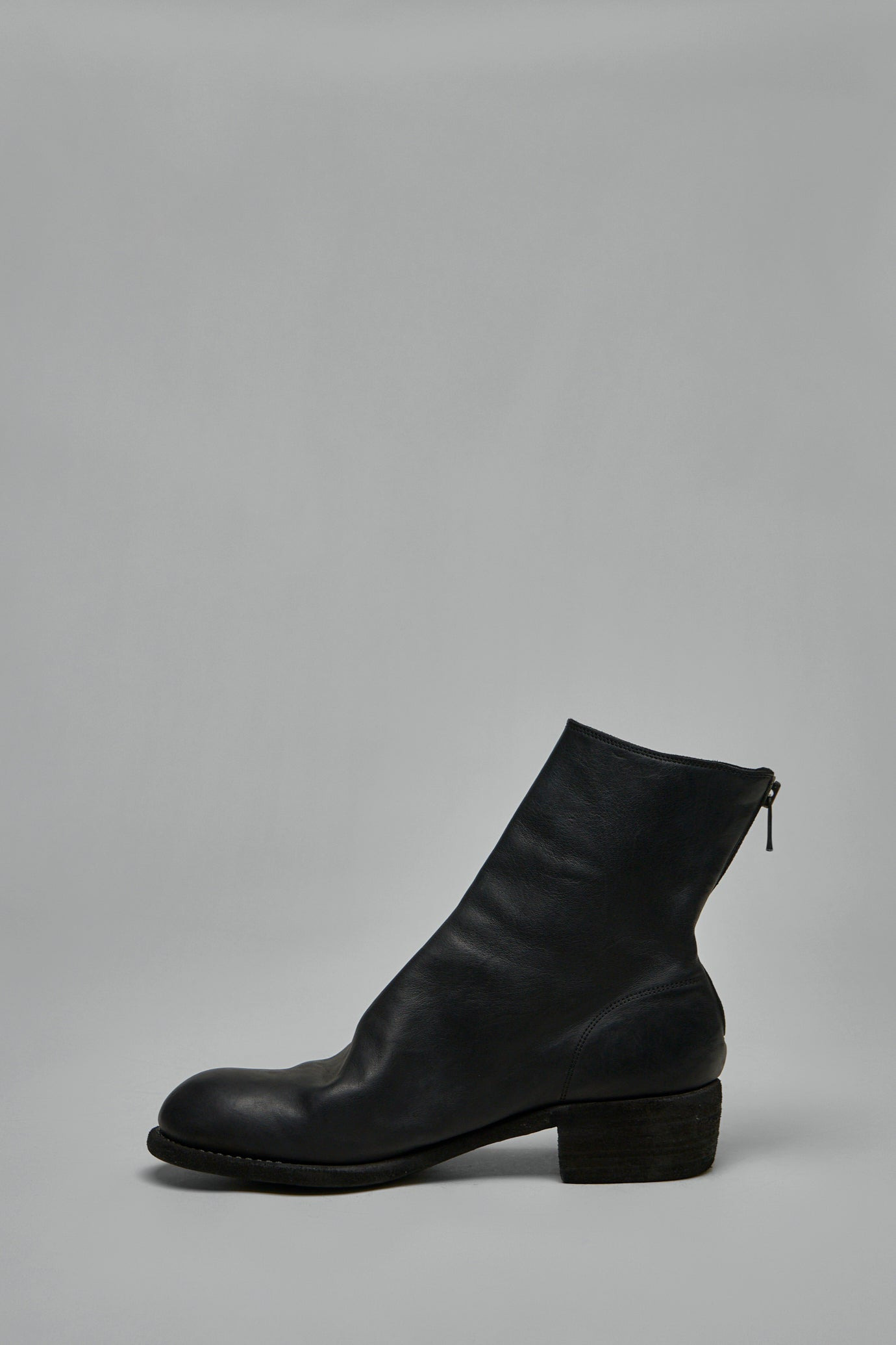 Soft Horse Full Grain Back Zip Boots - 3