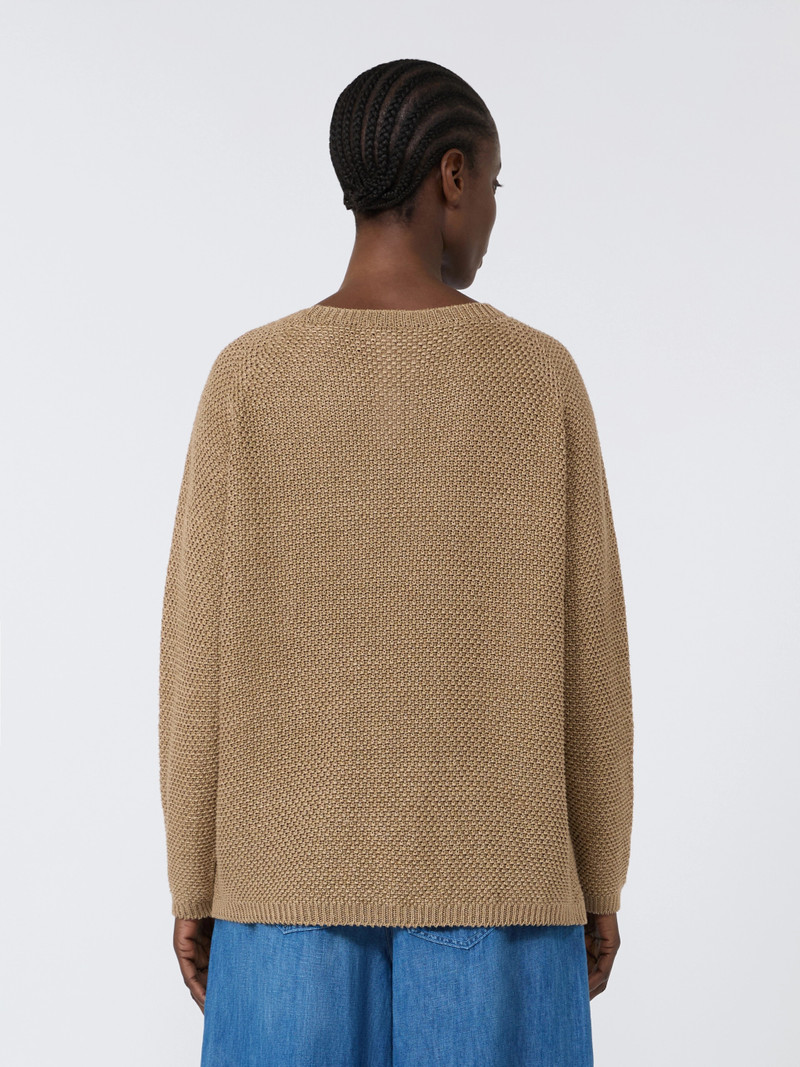 ORO Lightweight linen sweater - DESERT 4
