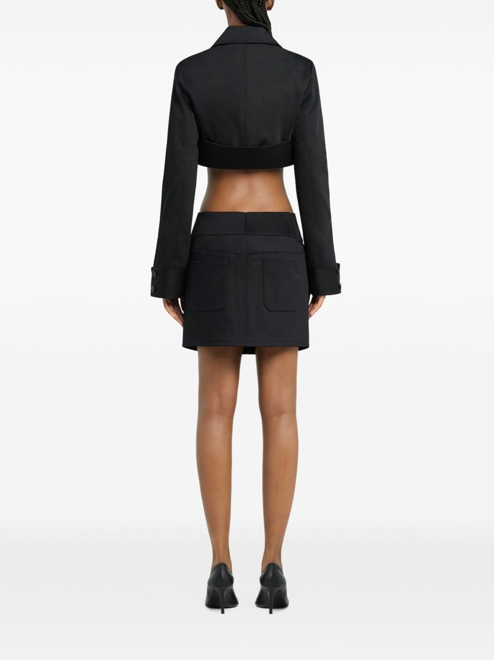 belted mini skirt - 4