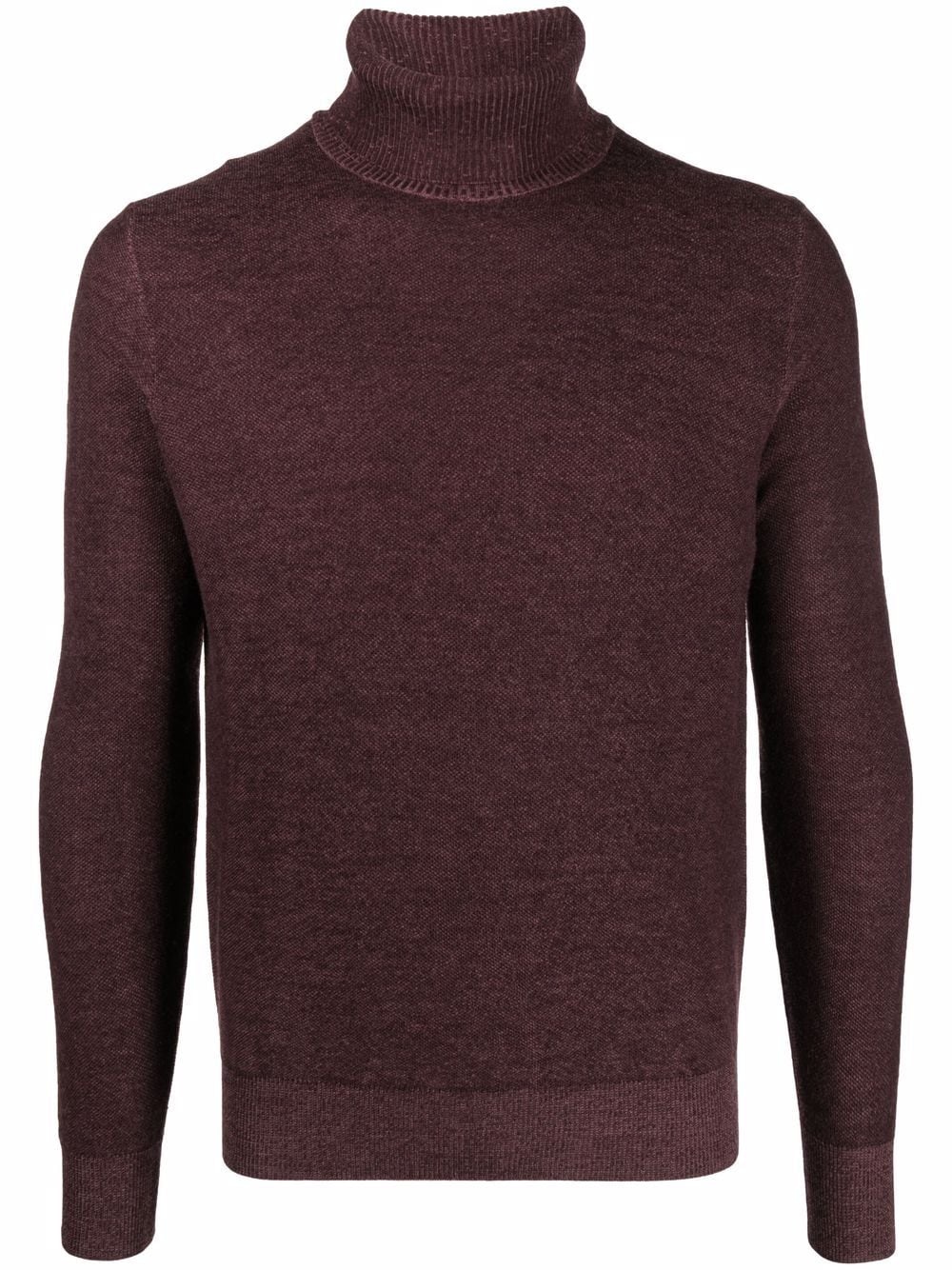 wool roll-neck jumper - 1