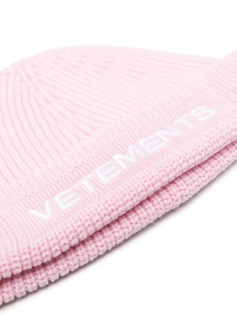 logo-embroidered merino beanie - 2