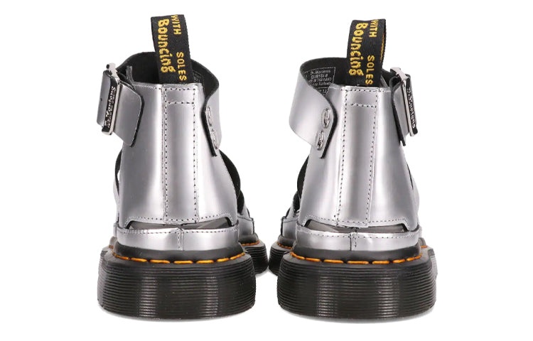 (WMNS) DrMartens Clarissa Thick Sole Sandals Silver 26687972 - 5