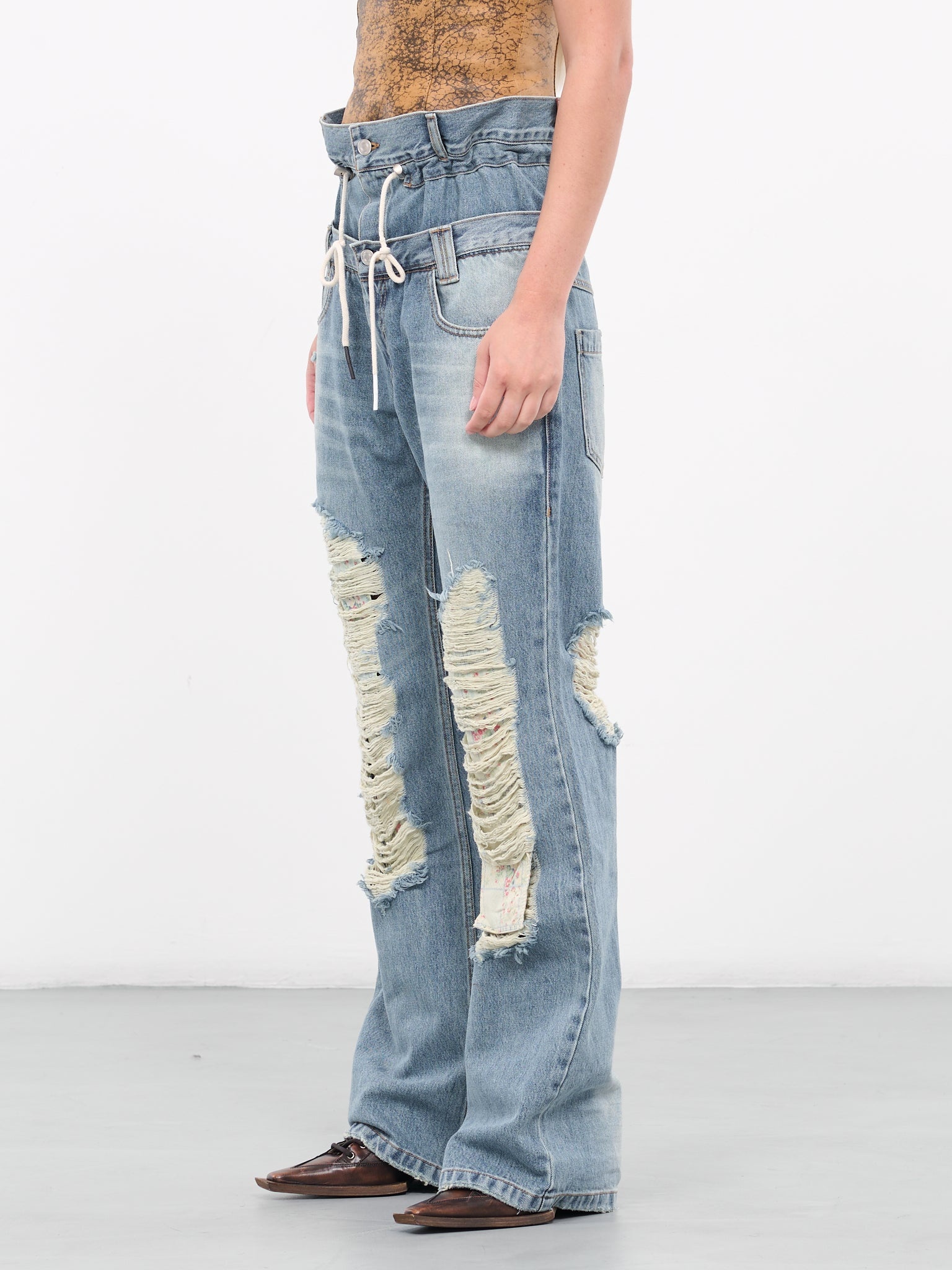 Beria String Double Waist Jeans - 2
