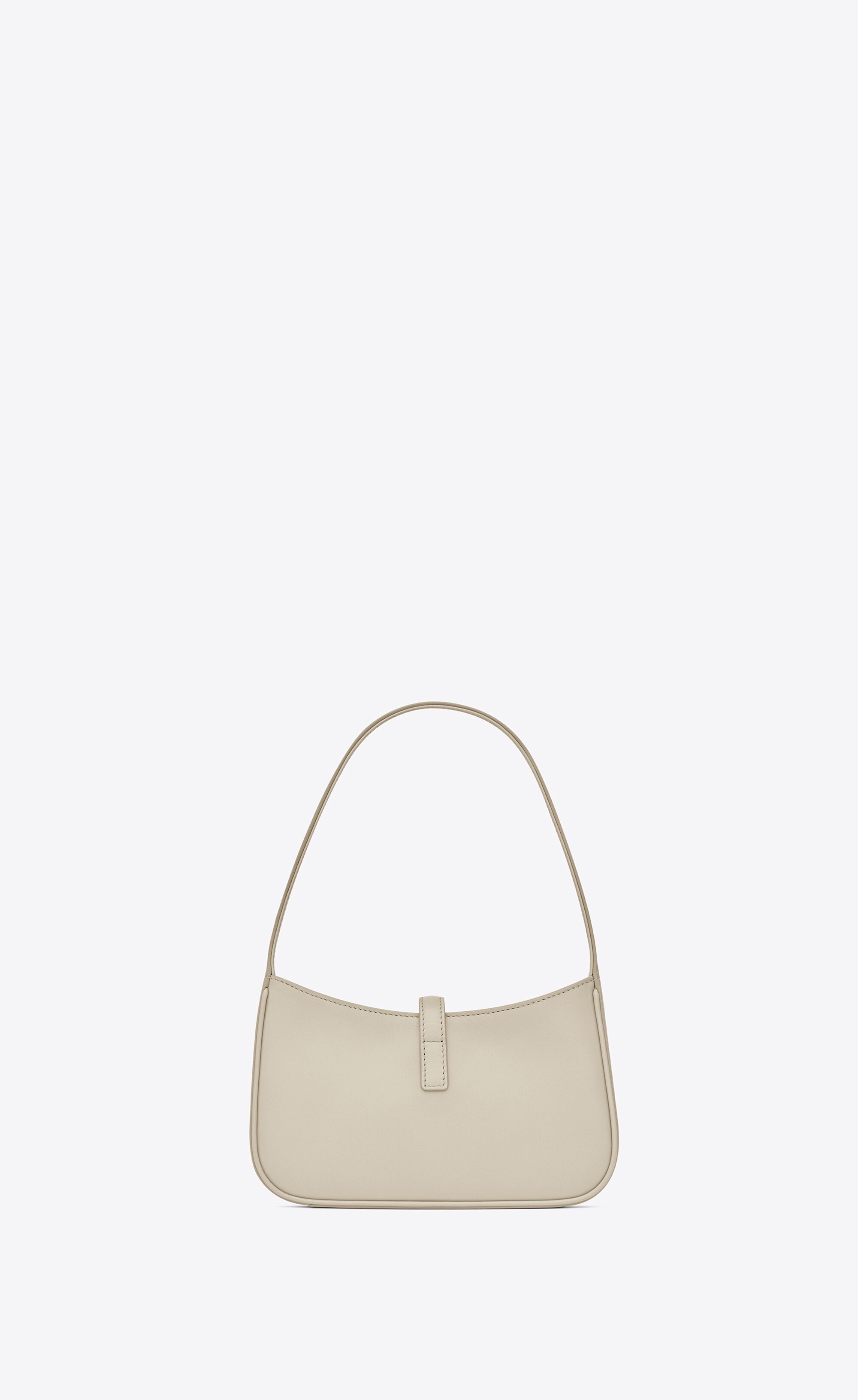 le 5 à 7 mini hobo bag in shiny leather - 3