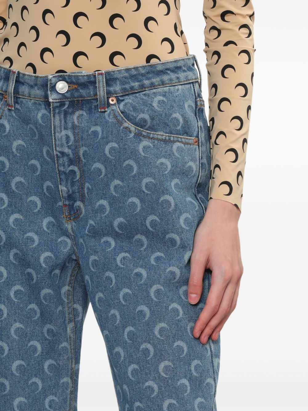 straight-leg trousers - 5