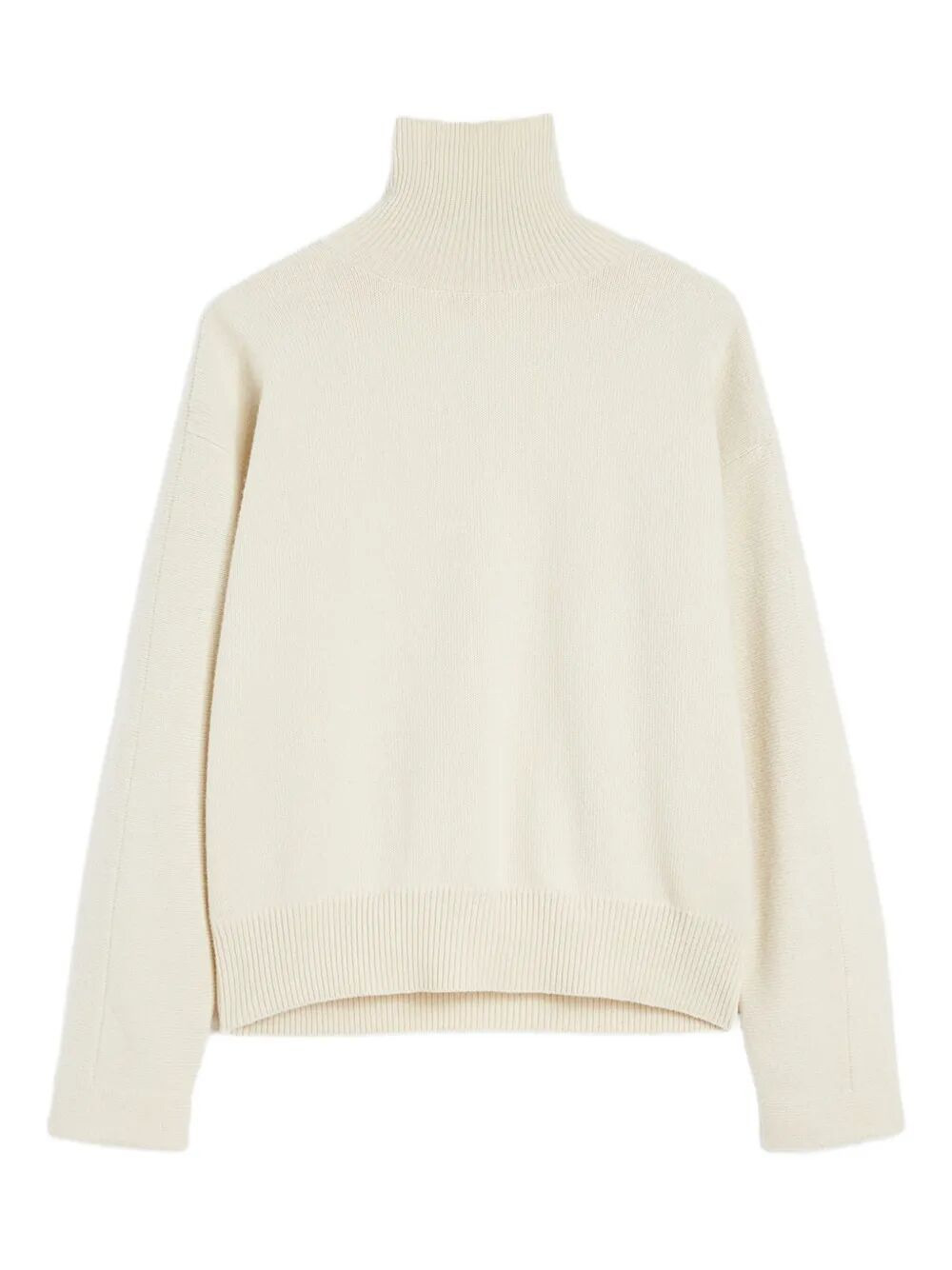Jil Sander Women High Neck Long Sleeves "Padded Details" Jumper - 4