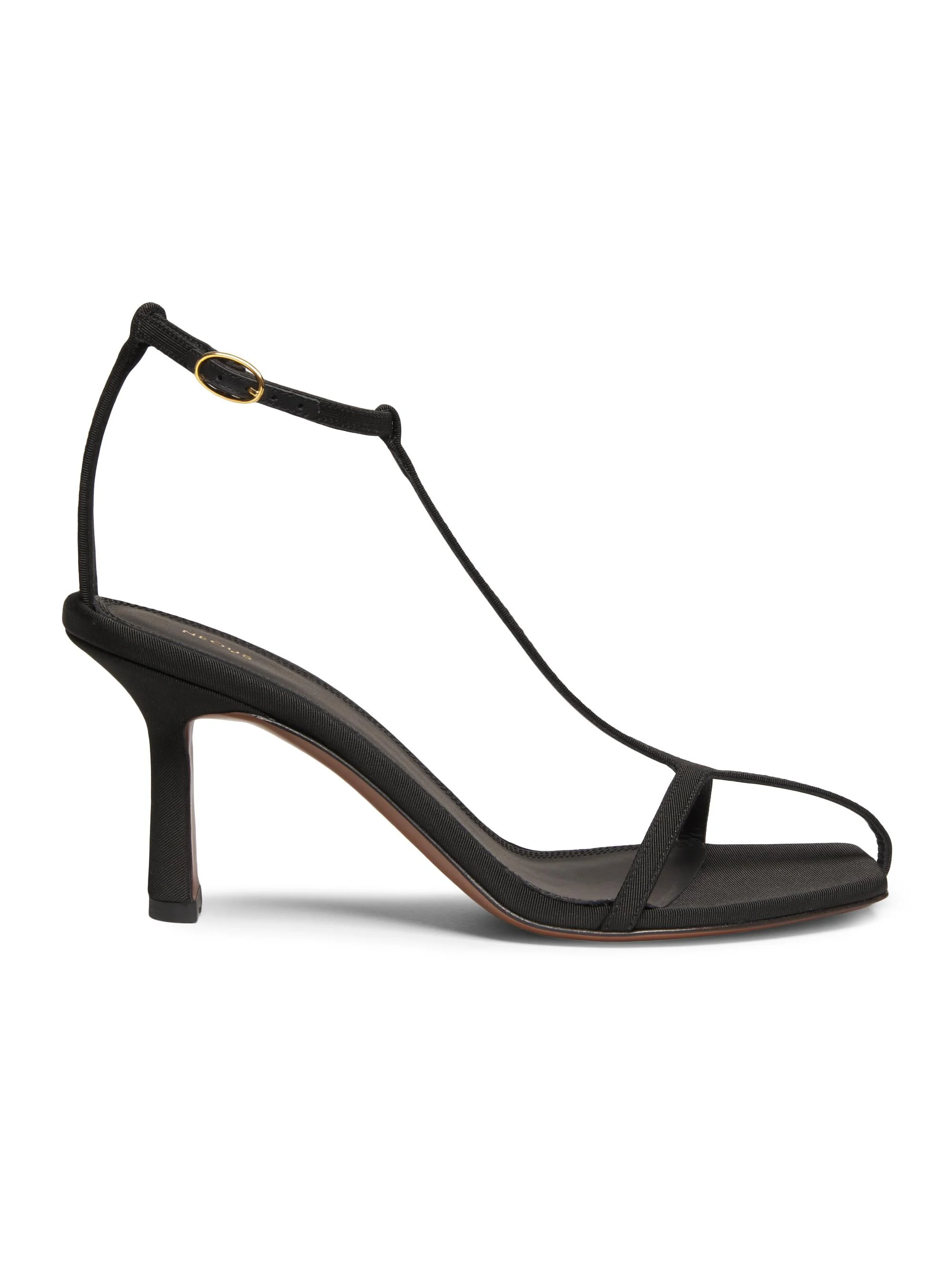 Women's Jumel 80MM Leather Sandals - Black - 1