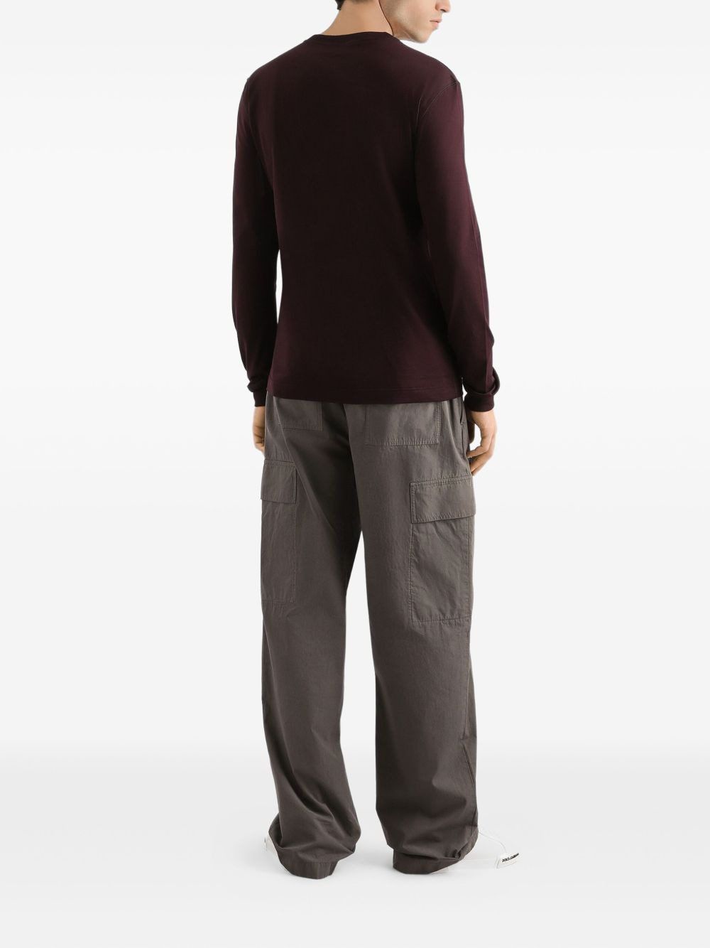 long-sleeve cotton T-shirt - 3