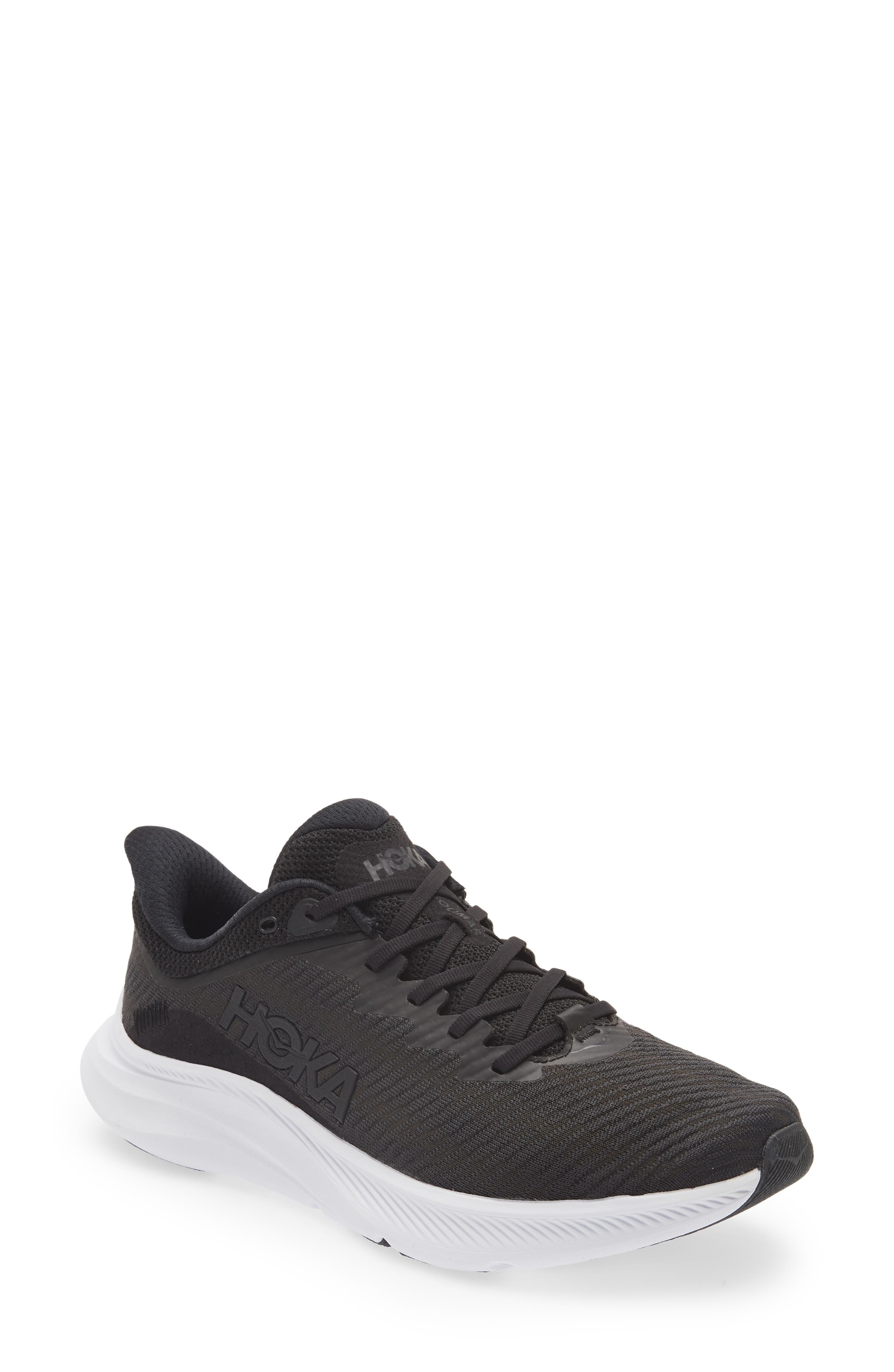 HOKA Solimar Running Shoe in Black /White at Nordstrom - 1
