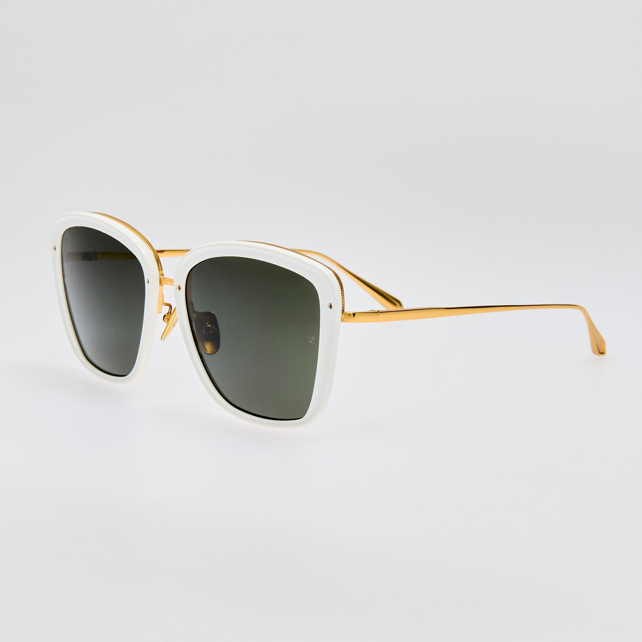Anais Sunglasses in White - 3