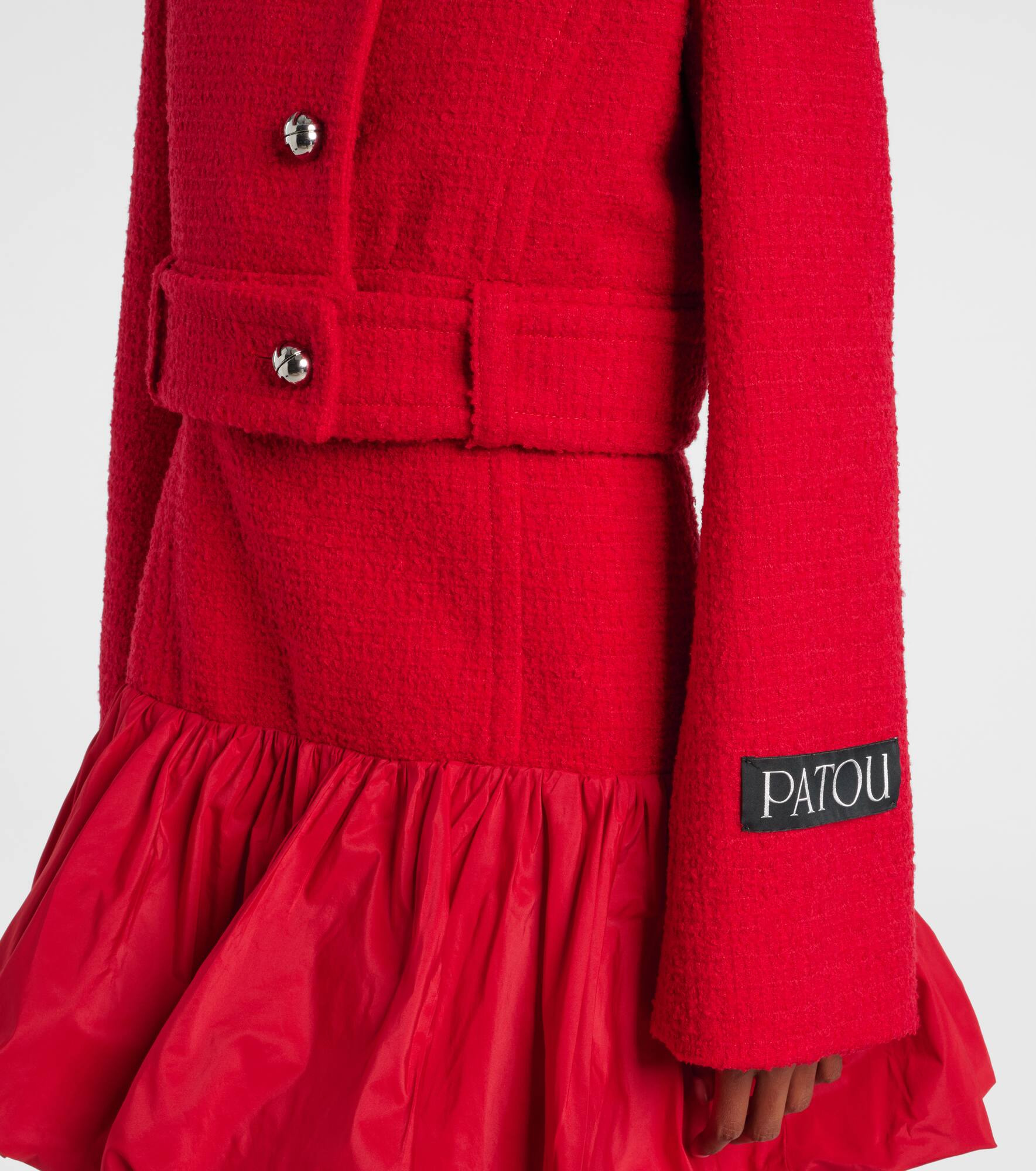 Cropped wool-blend tweed jacket - 5